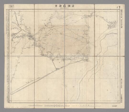 1884天津府.大沽.北塘（清国直隶省地图）