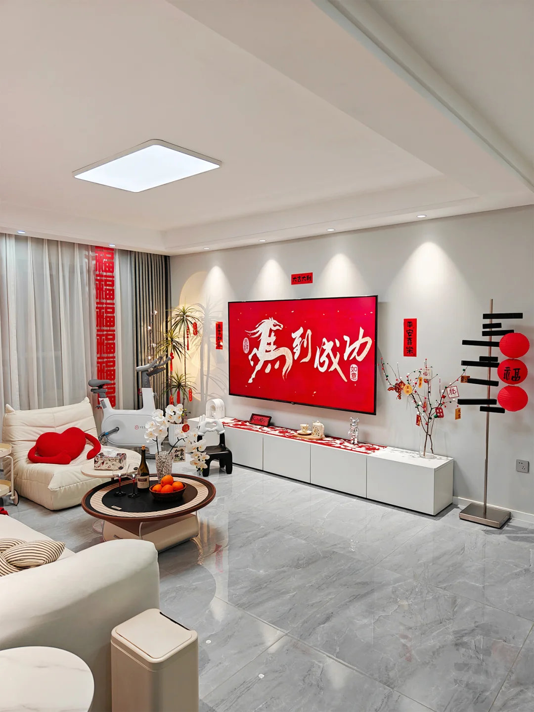 我妈说:小两口还挺会布置!!