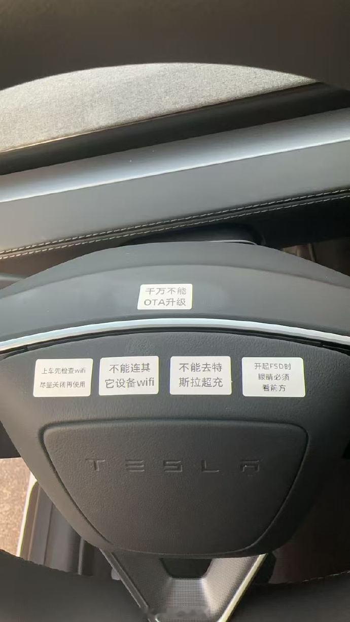 这张非常真实了，开FSD必须得看着前方每次阿昌看我一下，我说你别看，等一下被Ba