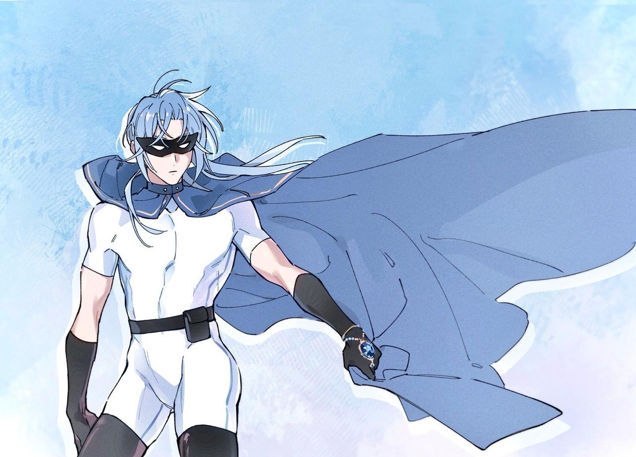 我知道这很荒谬……哈哈哈哈哈但没人觉得萌特的制服其实有点super hero吗？