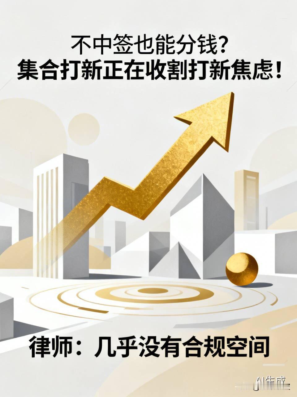 “不中签也能分钱”？集合打新正在收割打新焦虑！律师：几乎没有合规空间

  “分