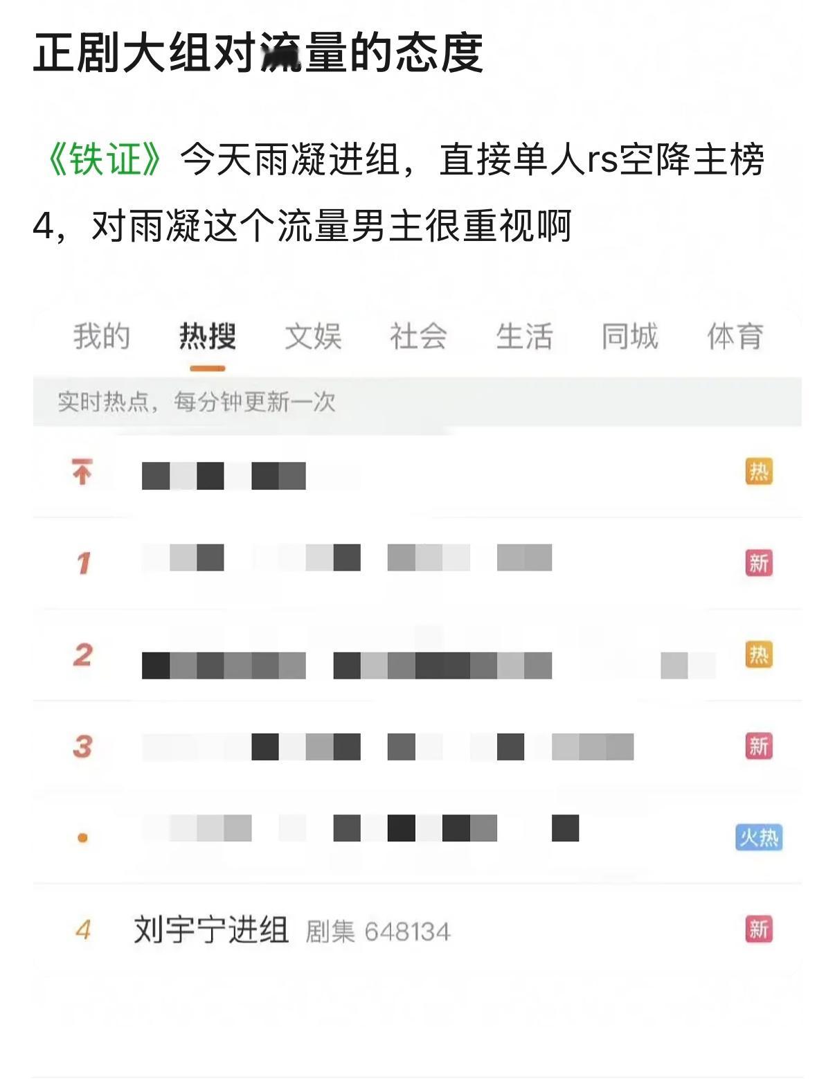 瓣人：雨凝能不能别演偶像剧了雨凝，进组了，这就进组正剧了不仅进组了，剧组还特别重