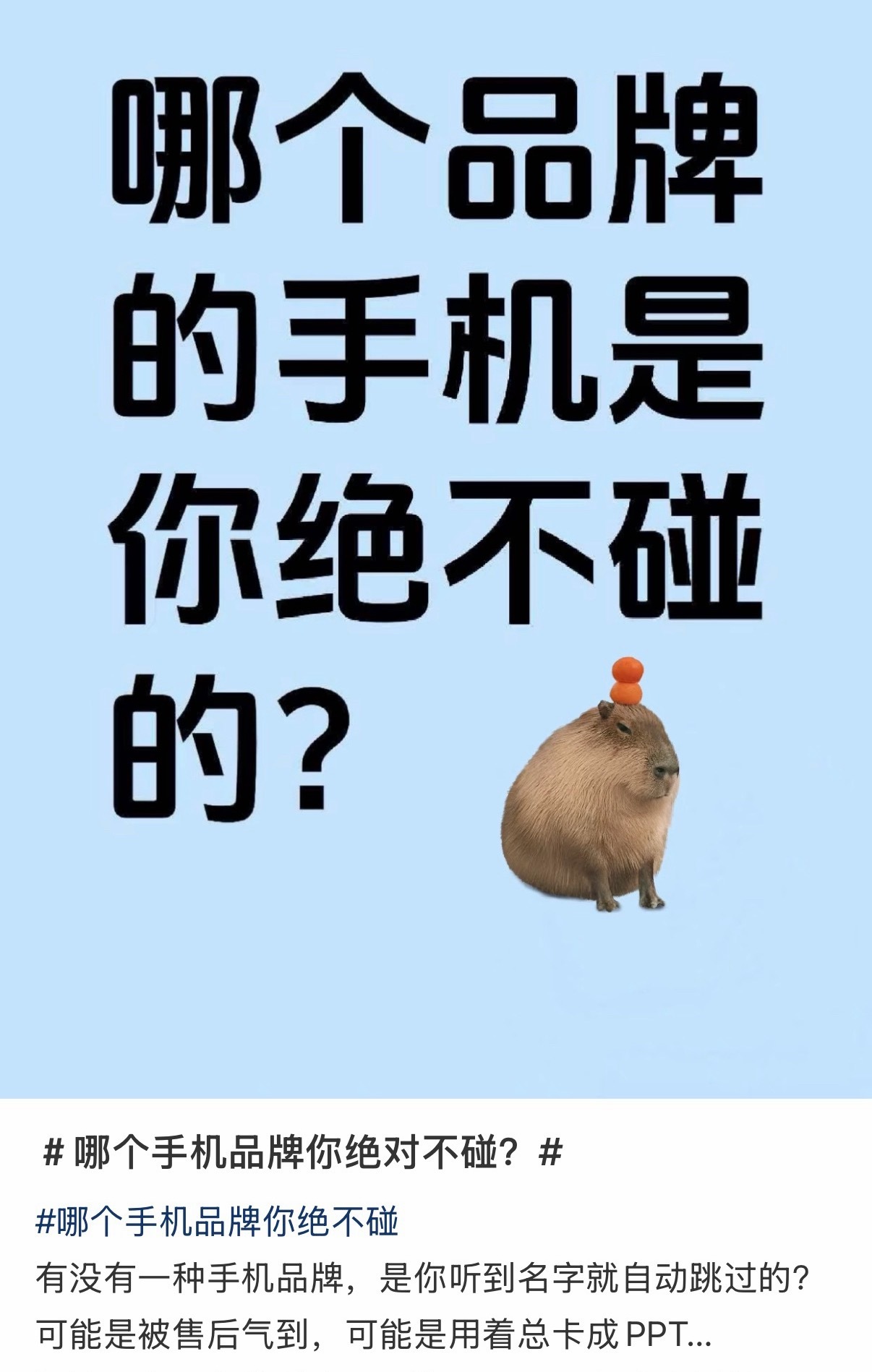 我好像还真没有，除了iPhone其他品牌的手机我都挺有兴趣的，不差钱的话我都想买