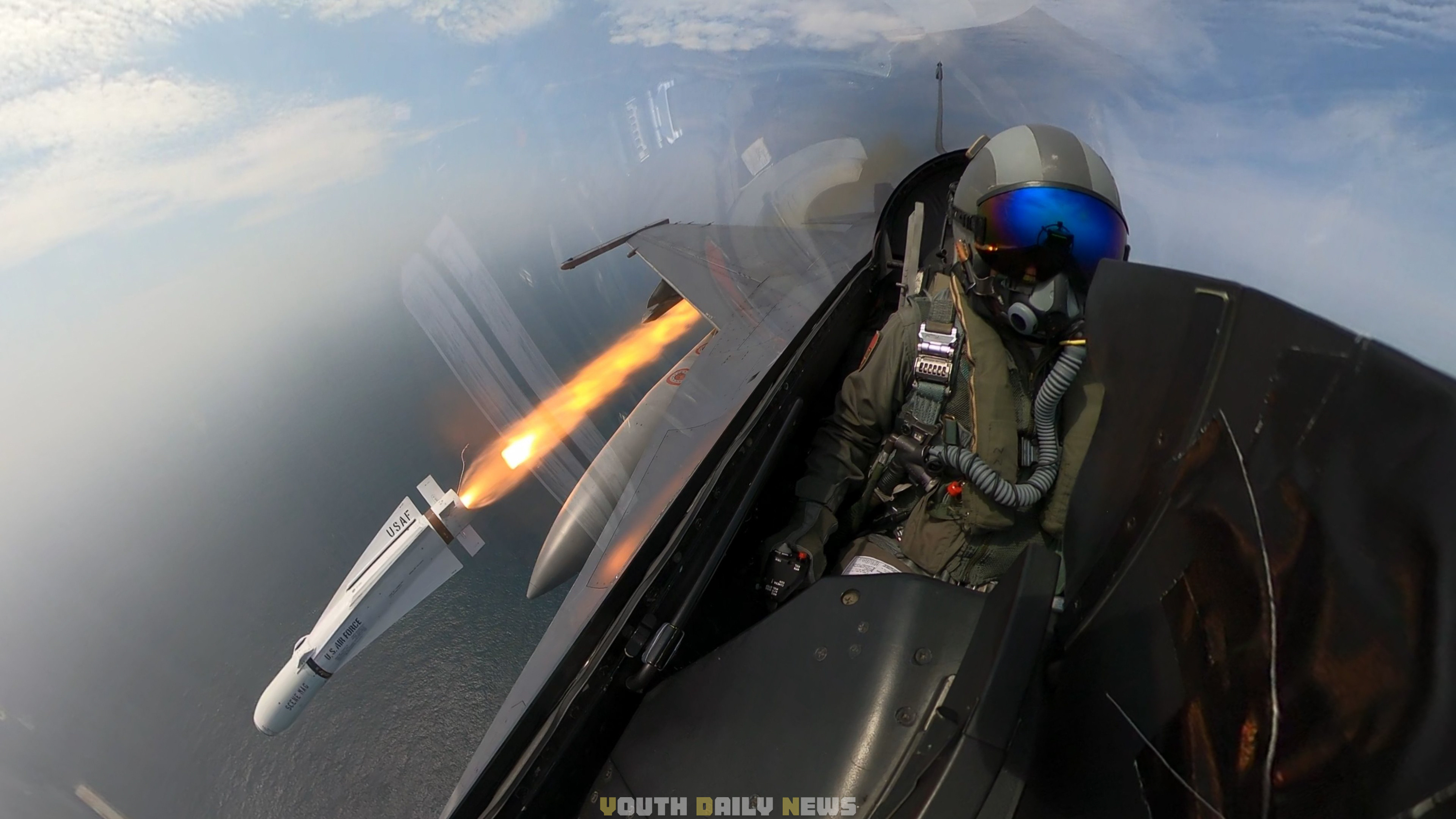 5月10日，台军F-16V战机进行小牛空地导弹实弹打靶照片。打的是早期的AGM-