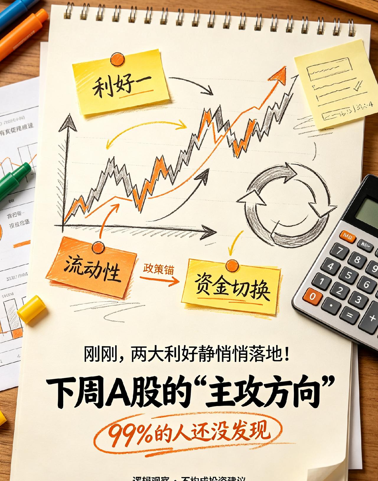 刚刚，两大利好静悄悄落地！下周A股的“主攻方向”，99%的人还没发现

大家好，
