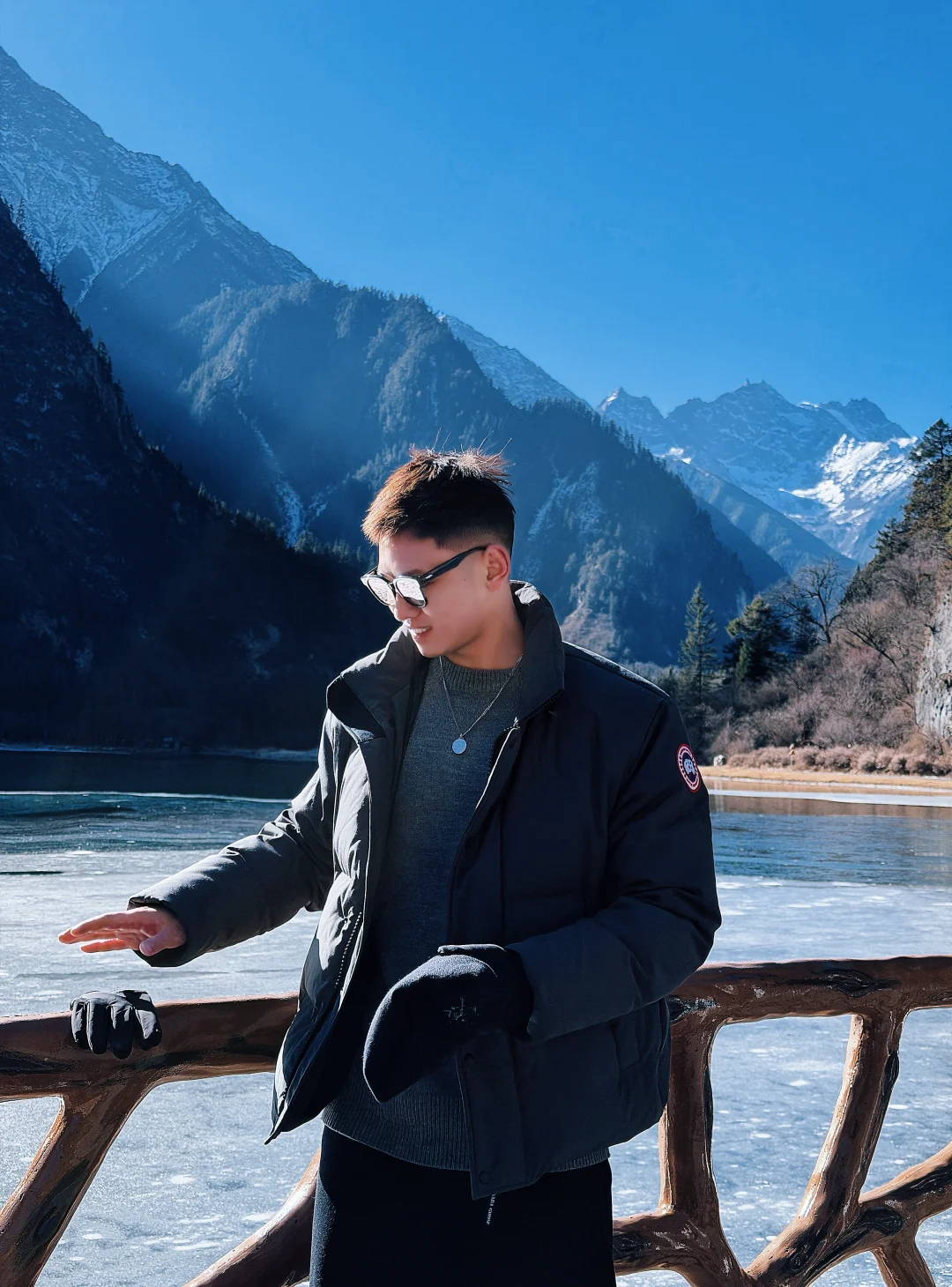 触手可及的雪山🏔️毕棚沟
