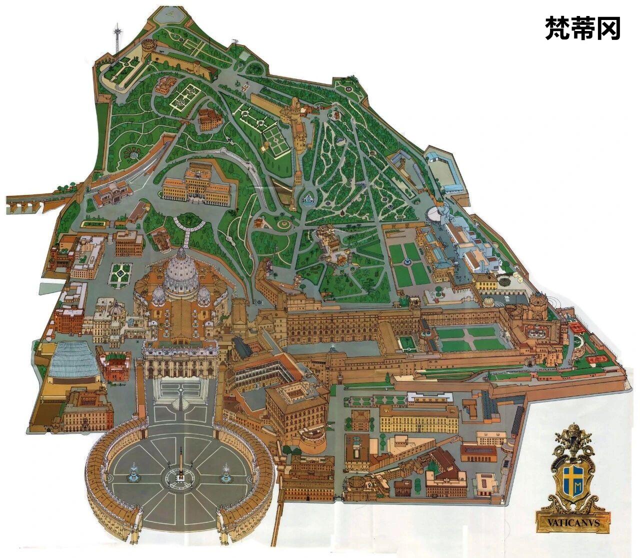 世界上最小的国家，想都不用想肯定在欧洲，也只能在欧洲才会有袖珍小国。

梵蒂冈全