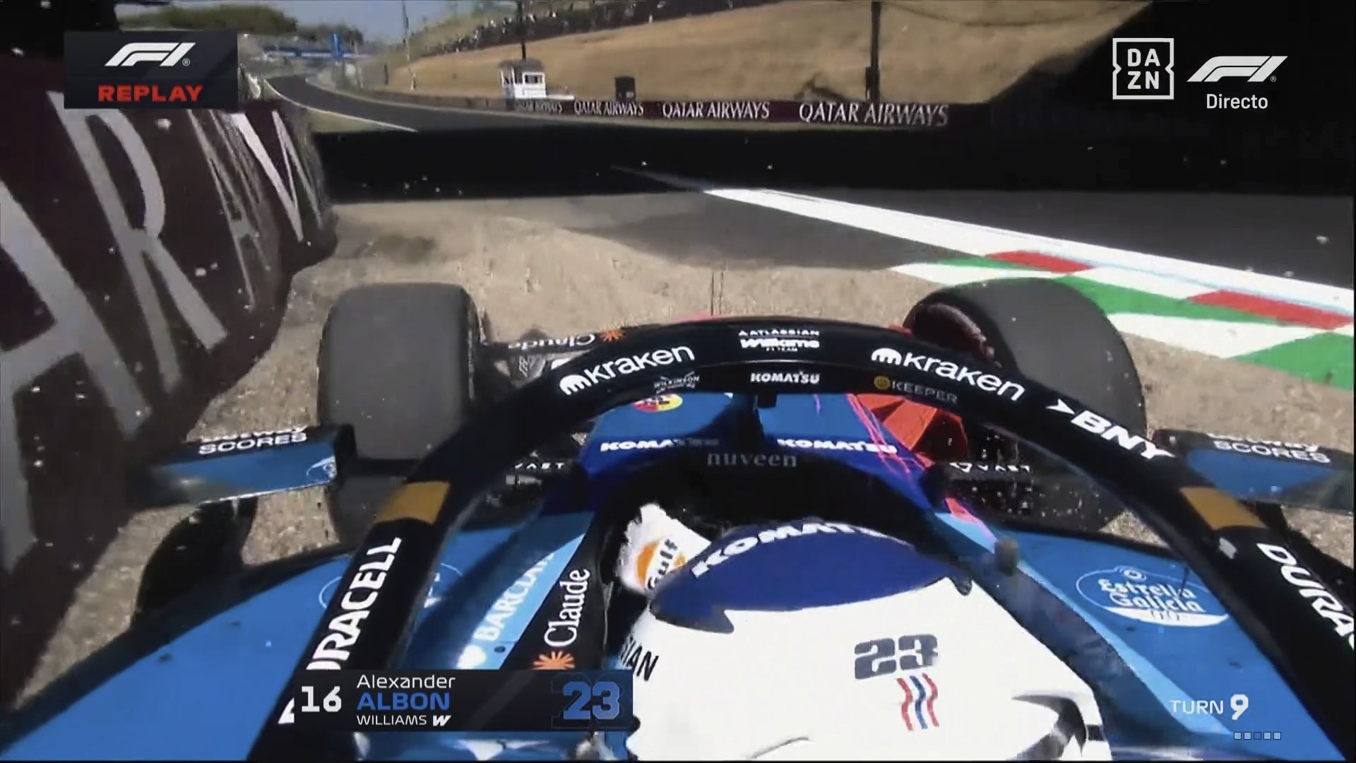 阿尔本不小心走大 去砂石跑了一把拉力赛F1赛车2026F1日本大奖赛