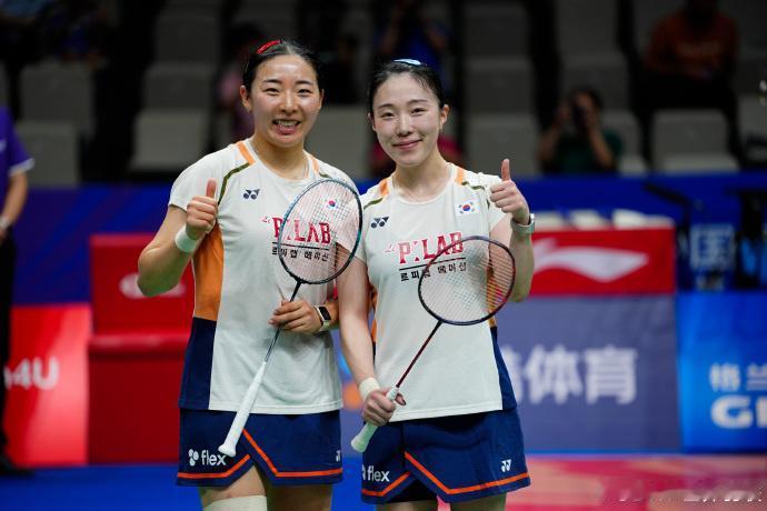 金惠贞/孔熙容主场夺冠！2025韩国公开赛决赛女双落幕，主场作战的韩国组合金惠贞