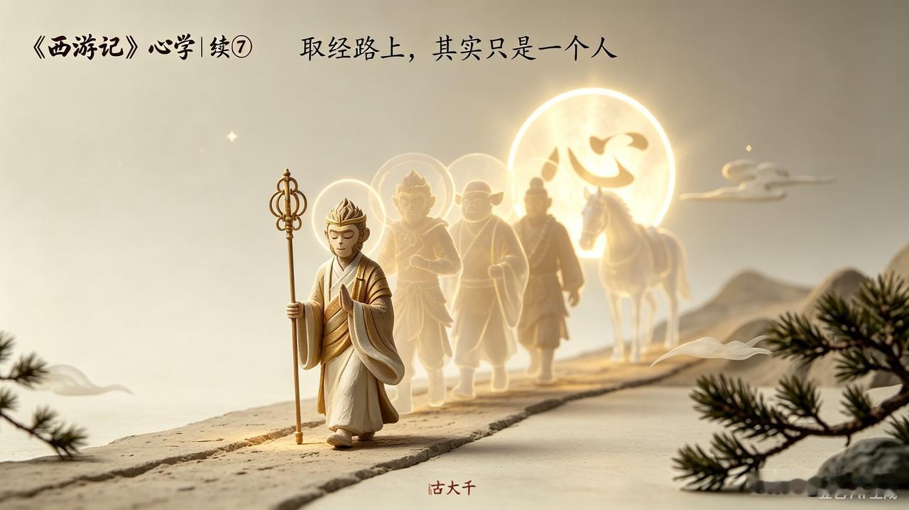 《西游记》心学（续⑦）：取经路上，其实只是一个人

取经团队看着是五个人，其实只