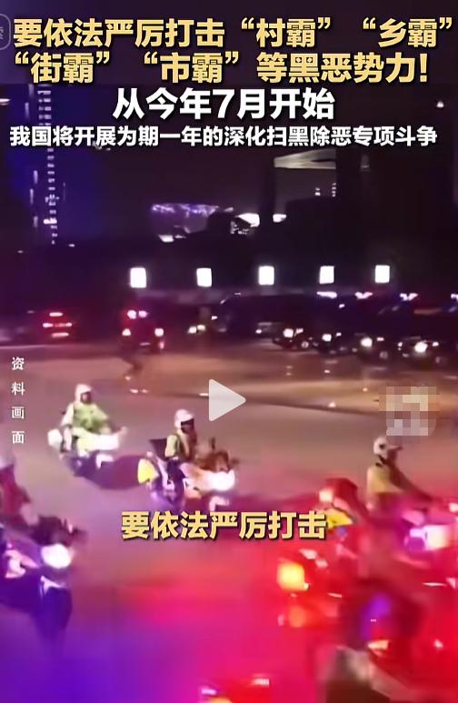 “终于来政策了！”7月底，一场“专治不服”的除霸行动在全国城乡悄然展开。目标不是