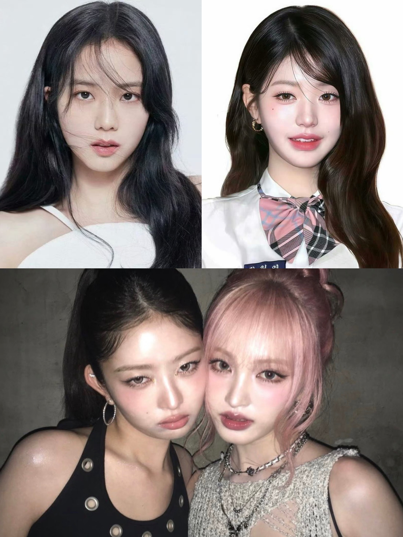 王思聪IG唯四关注的女爱豆，居然可以组成BLACKPINK:1️⃣金智秀 2️⃣