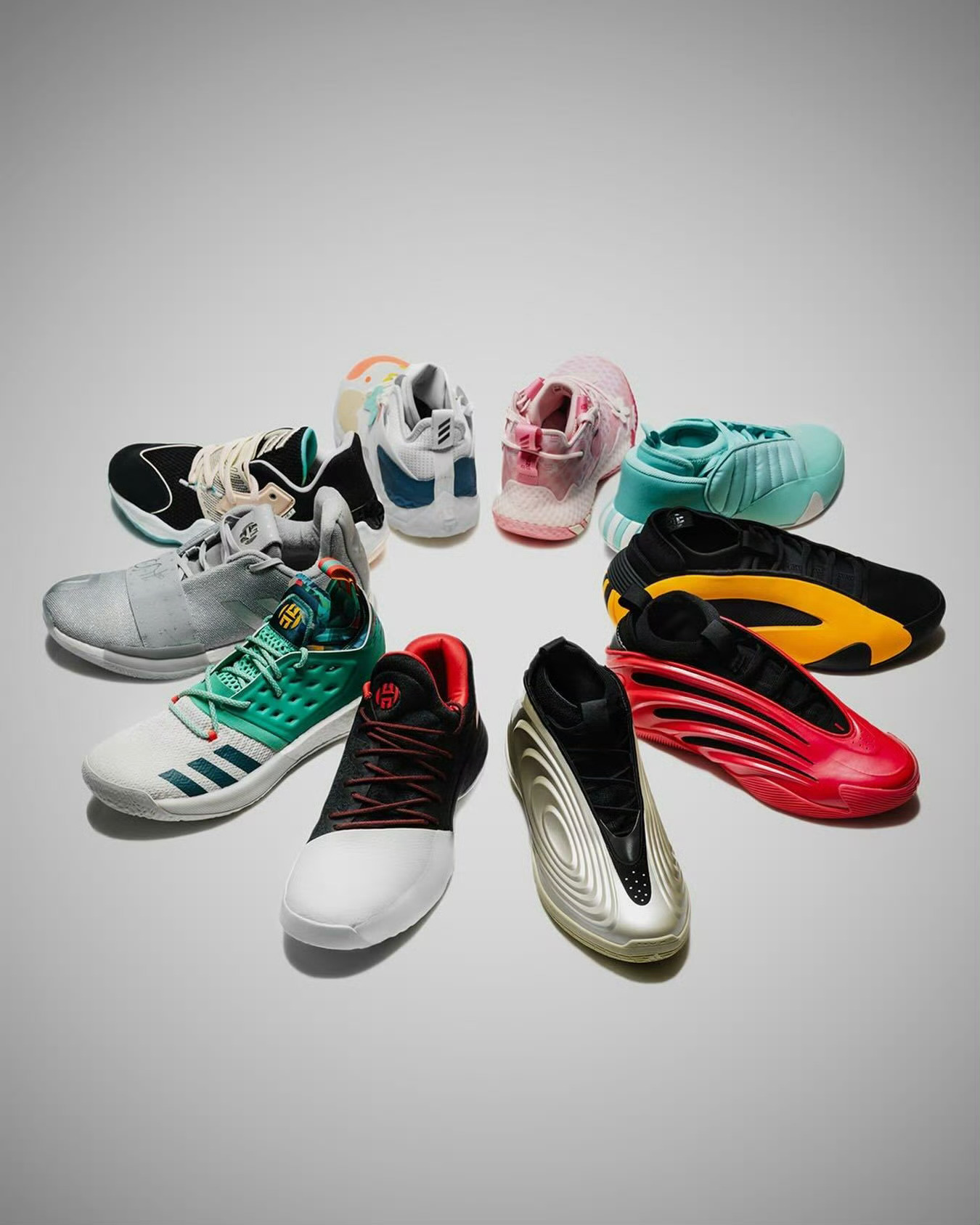adidas Harden Vol.1-10哈登签名鞋中，你最喜欢的是哪双？