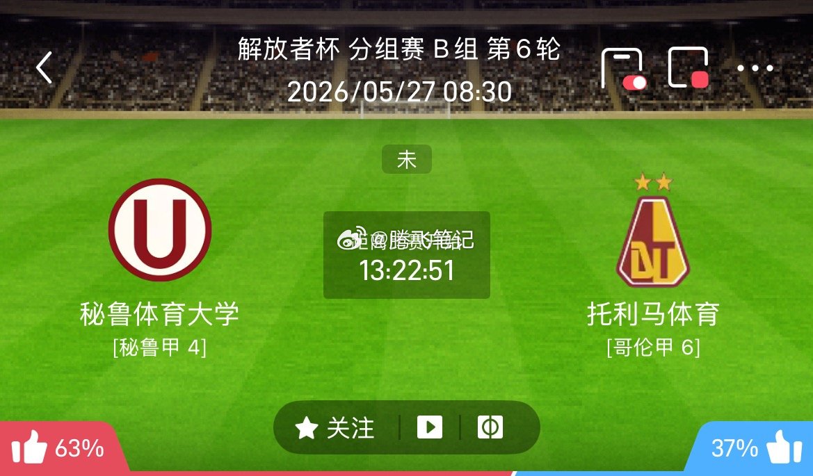 007 大学生体育 vs 托利马体育 状态趋势：平/让负年龄观察：1-1、1-0
