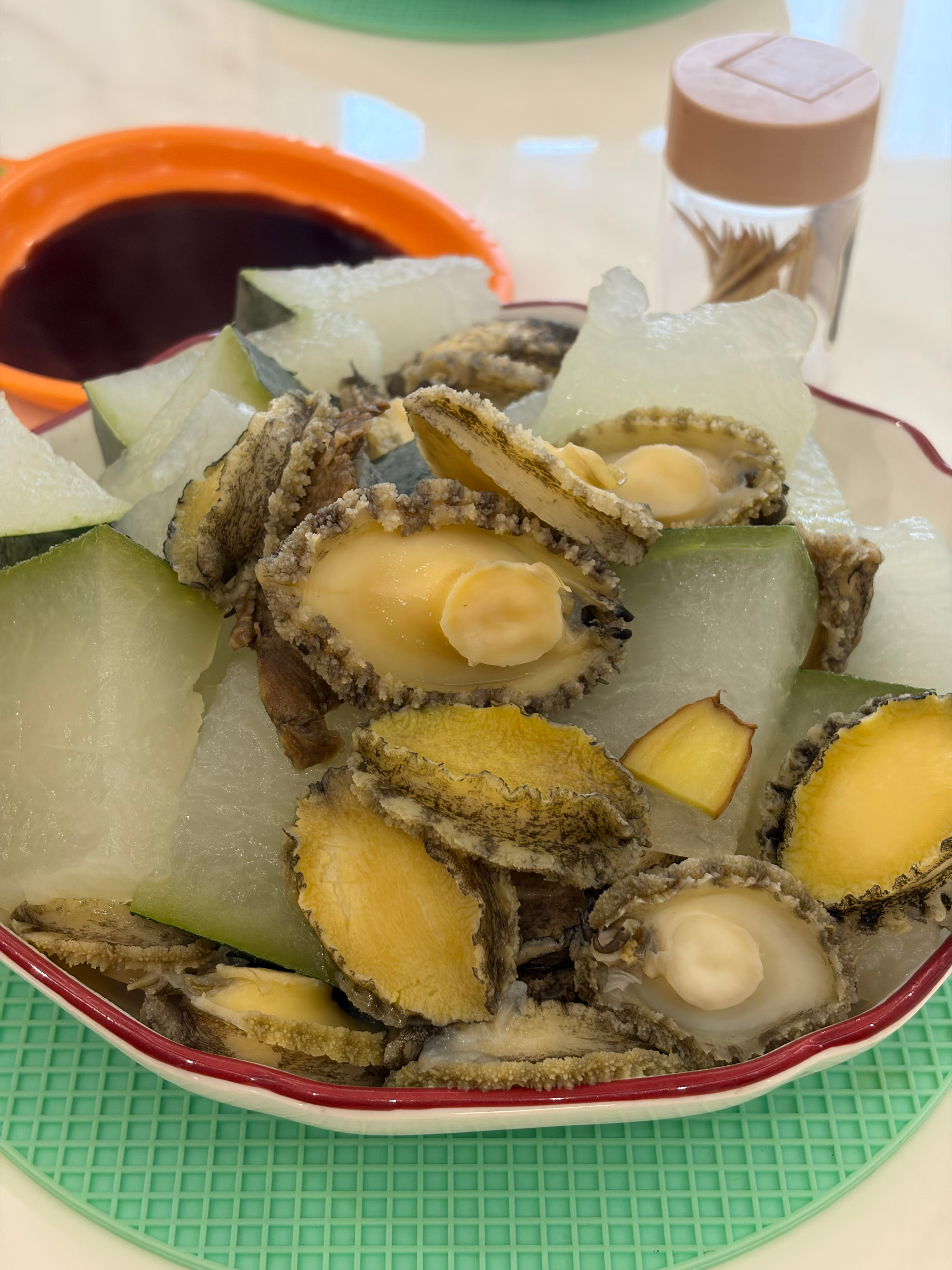 鲍鱼煲冬瓜汤还是第一次喝