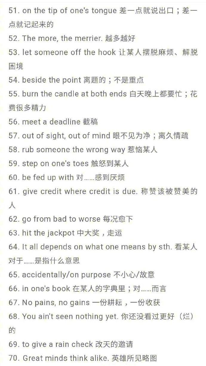 190句高频英文口语有空学英语