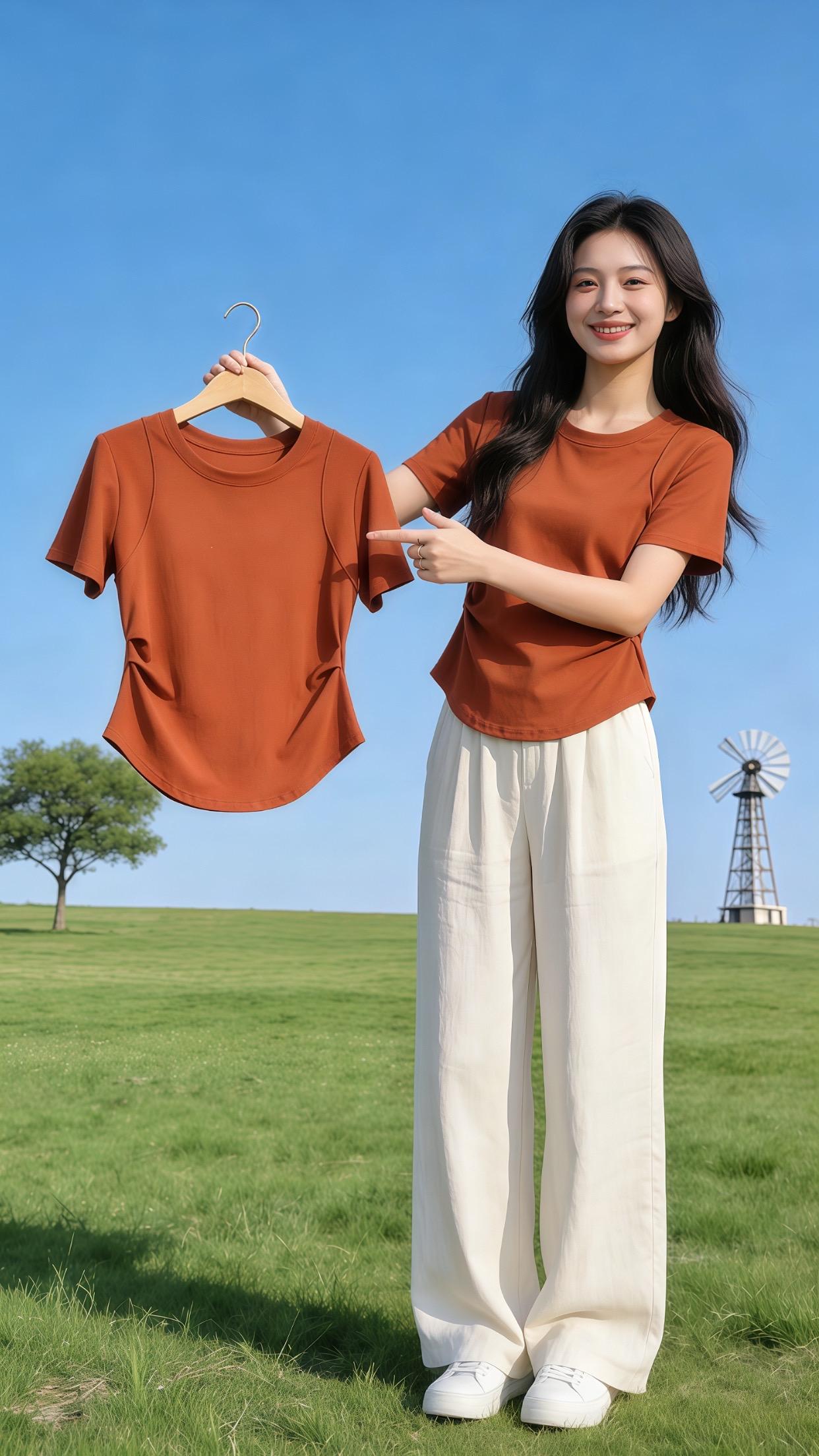 夏季短袖穿搭推荐 极简纯色上衣承包我的夏日衣橱 提升大人感穿搭思路 已...