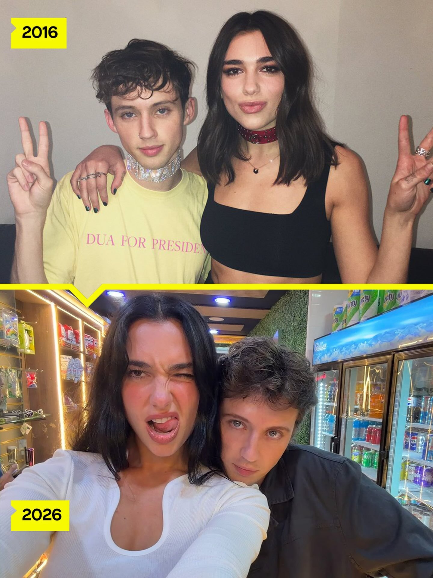 跨越十年的友谊 TroyeSivan[超话]DuaLipa[超话] ​​​