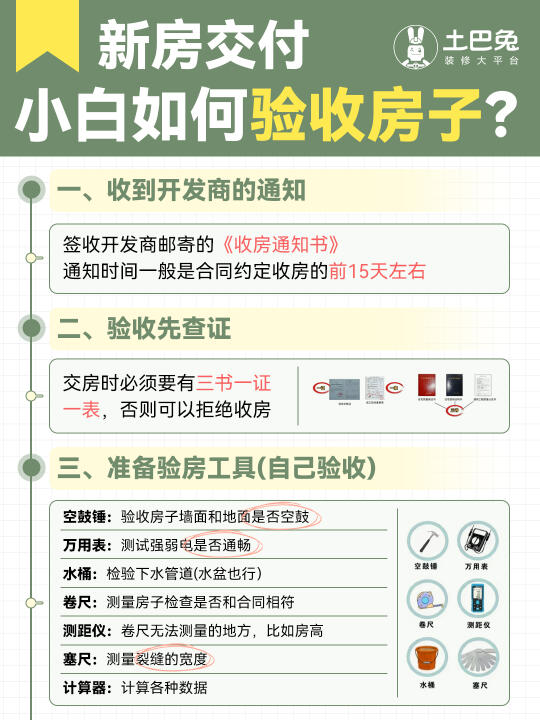 保姆级验房攻略出炉❗附超全清单📝