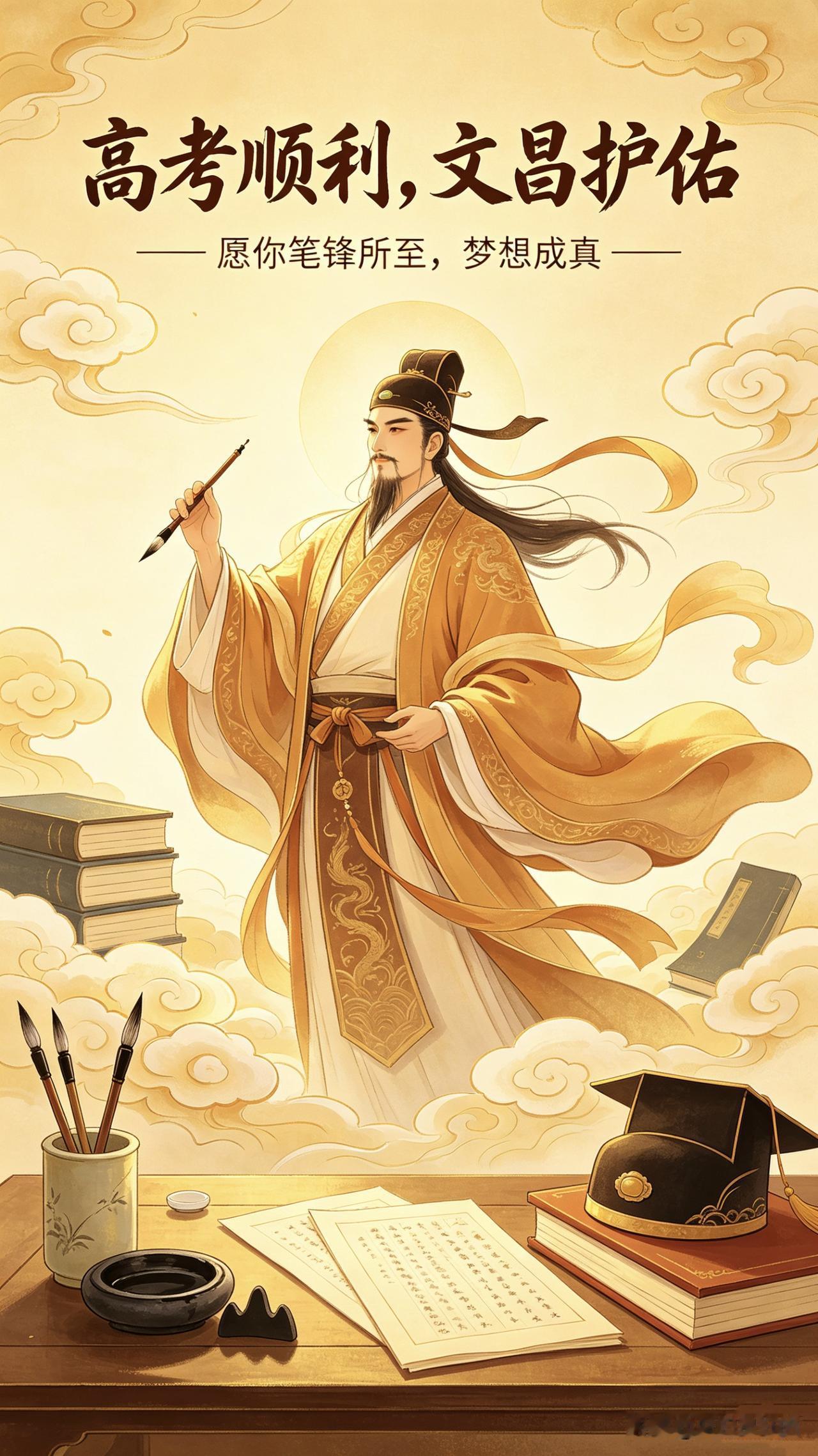 马上就要高考了，为自己的孩子祈福，🙏

谨为奔赴考场的孩子诚心祈福。
寒窗数载