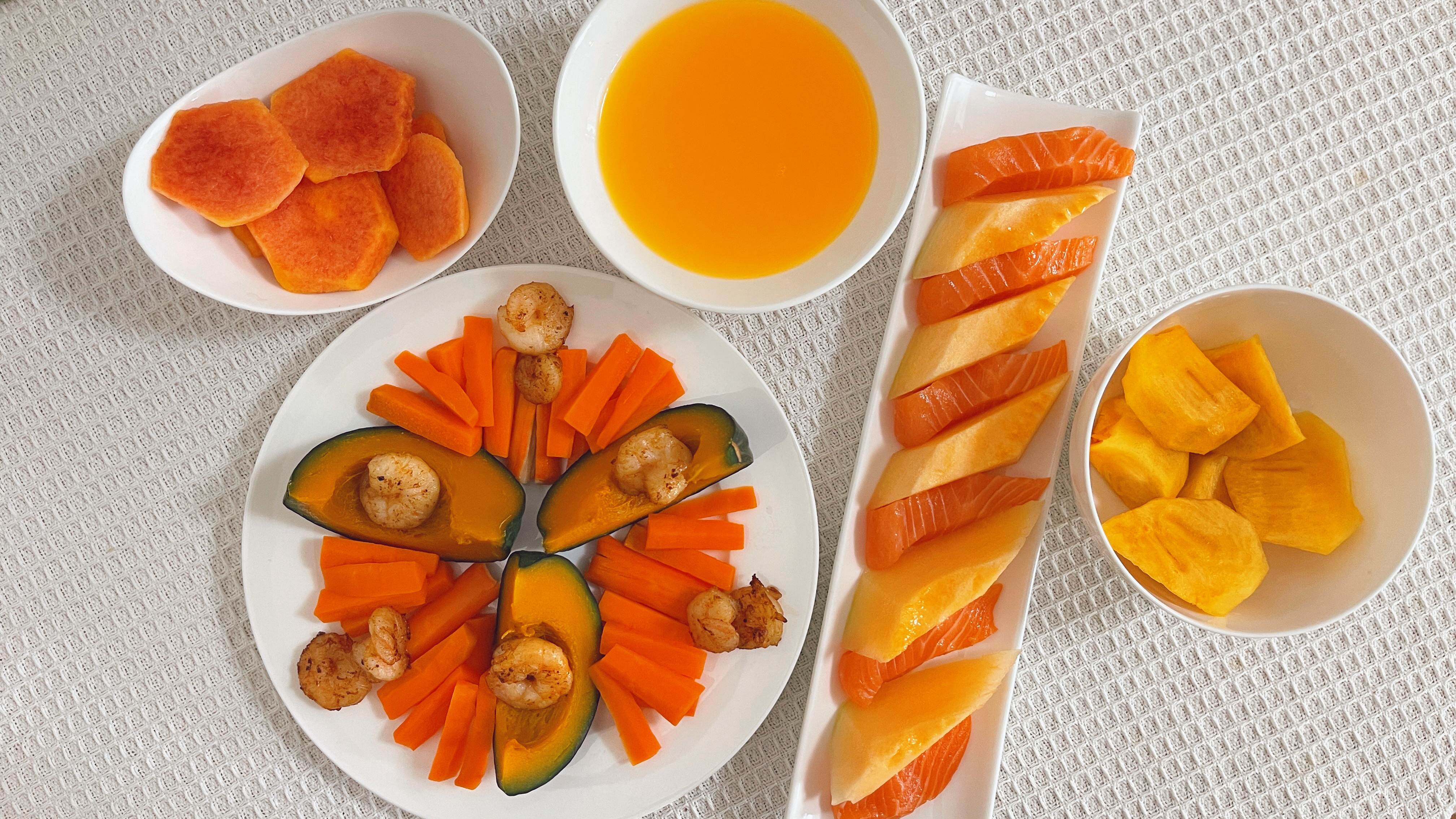 红-橙-黄-紫-蓝-绿-棕-白-黑 ​​​