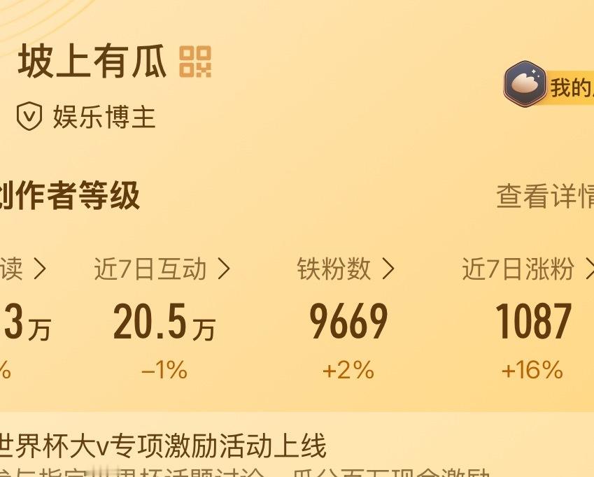 这个粉丝体量，这么多铁粉，很感动惹！爱大家