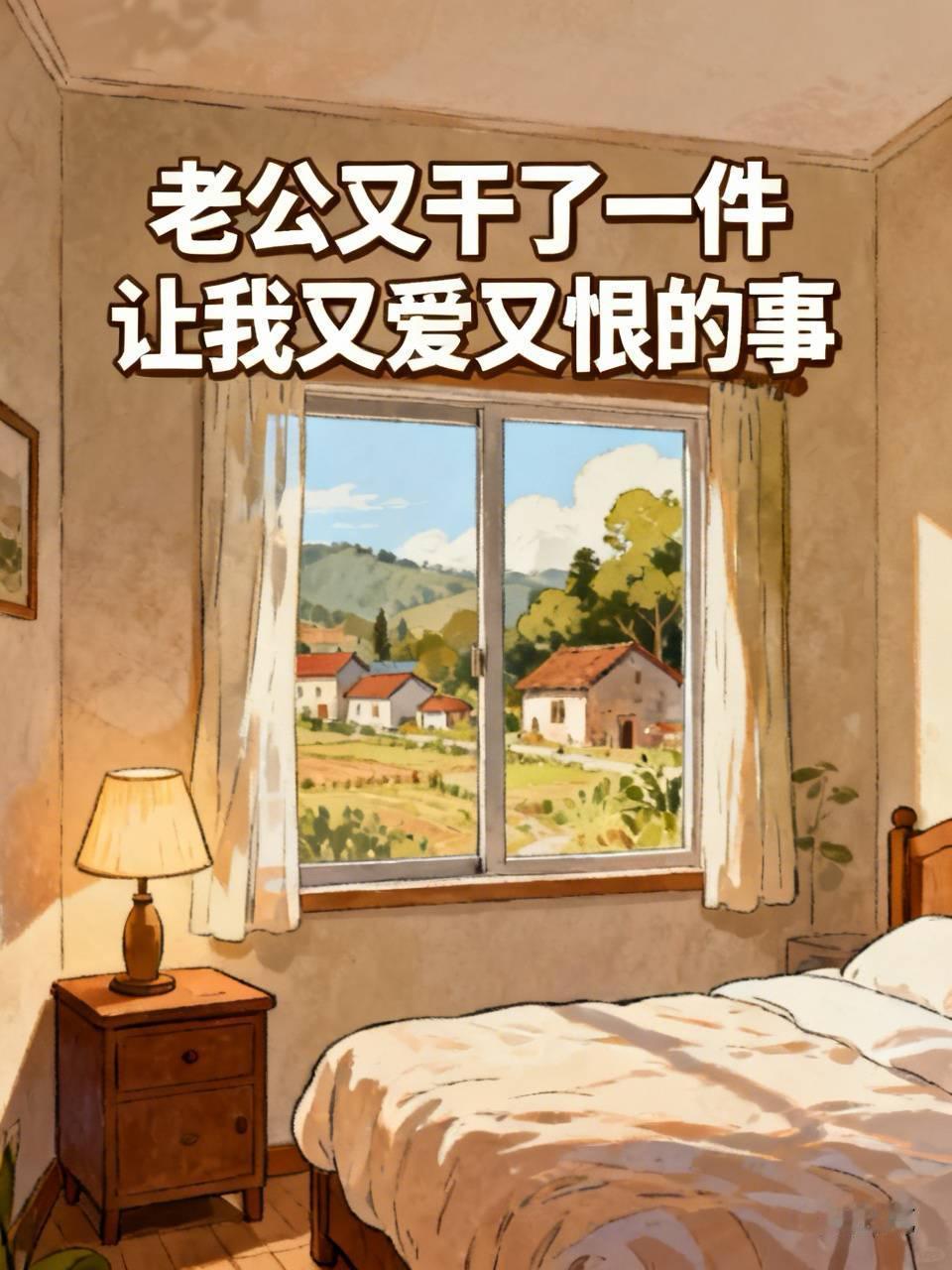 老公又干了一件让我又爱又恨的事。我生病期间躺在卧室里，听到他在打一个电话，不用猜