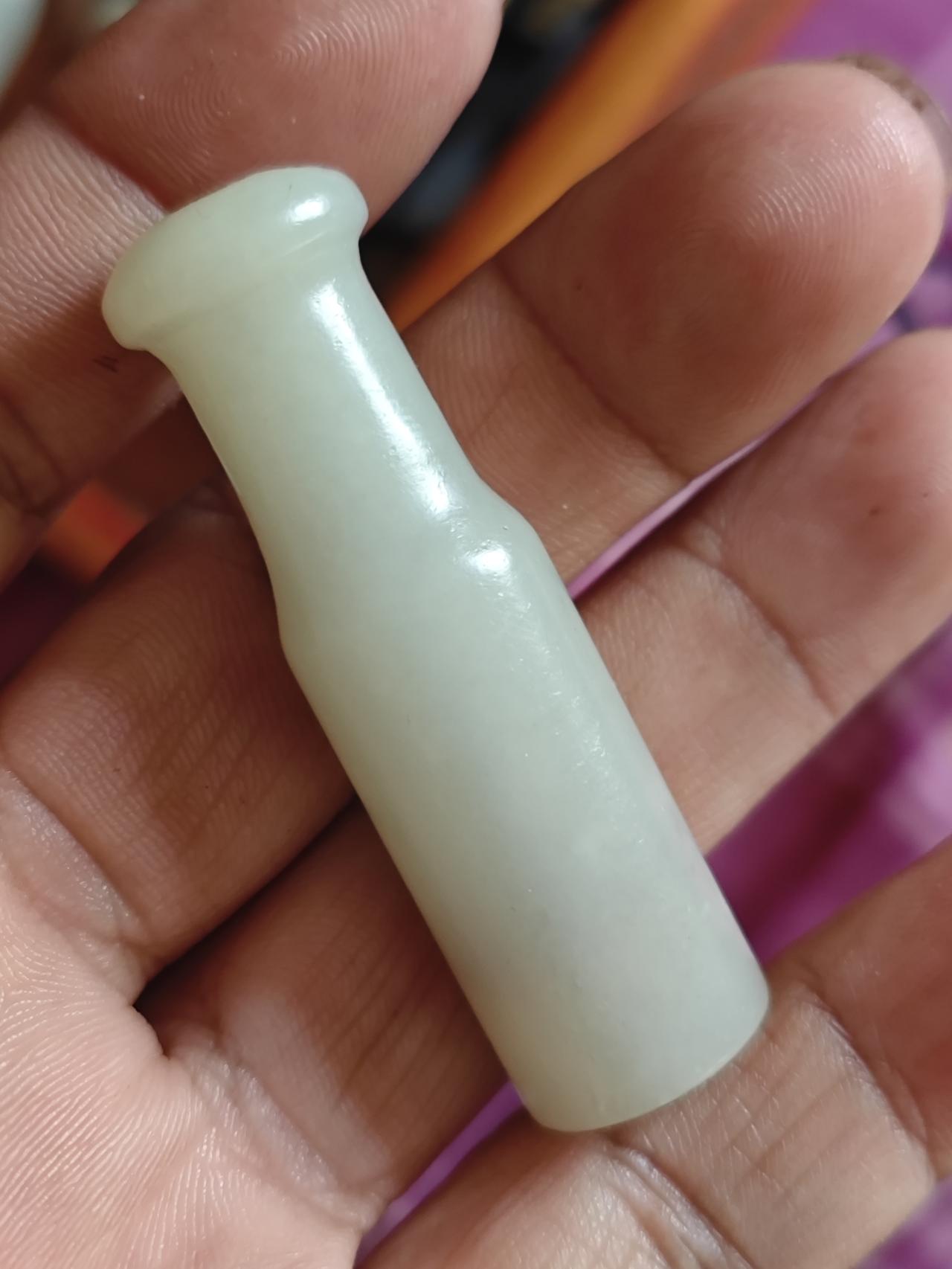 和田玉老烟嘴欣赏！