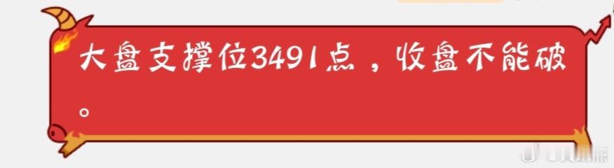 大盘支撑位3491点收盘不能破～～～收到吱一声！（牛市回踩风险比熊市阴跌风险大许