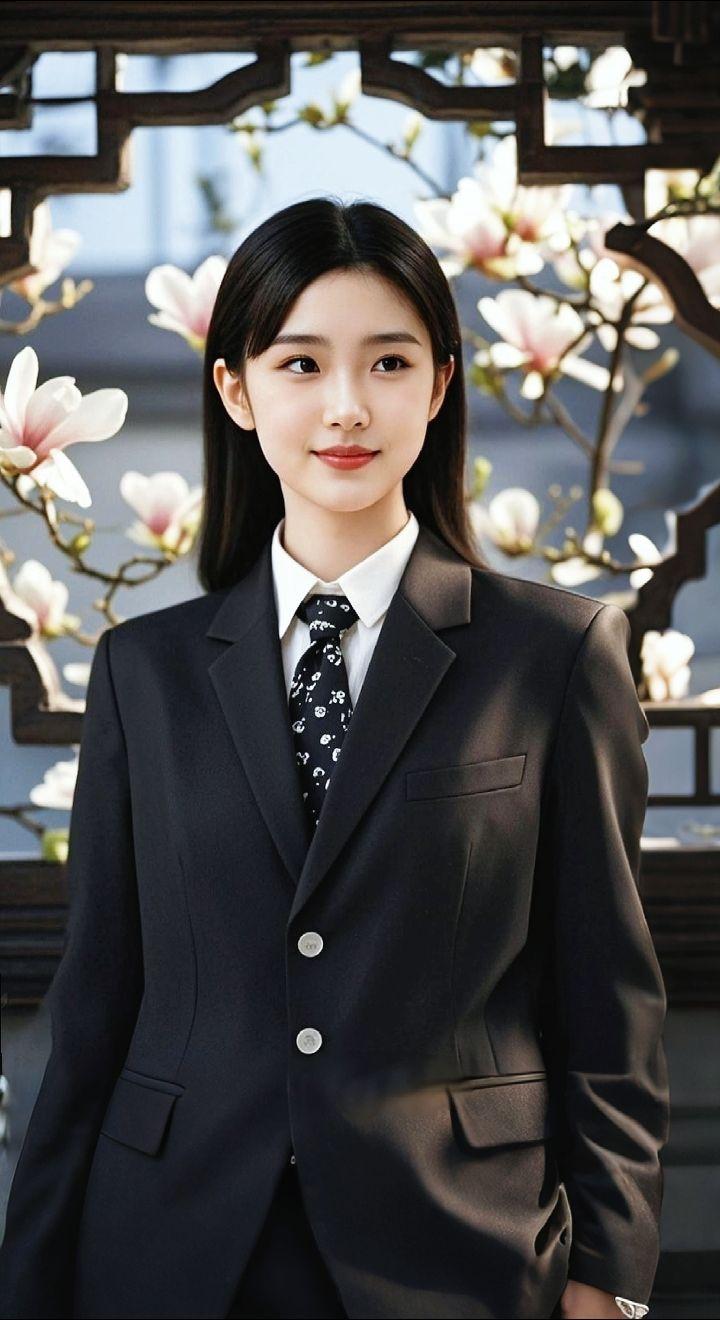 AI扩图 AI型男侧影