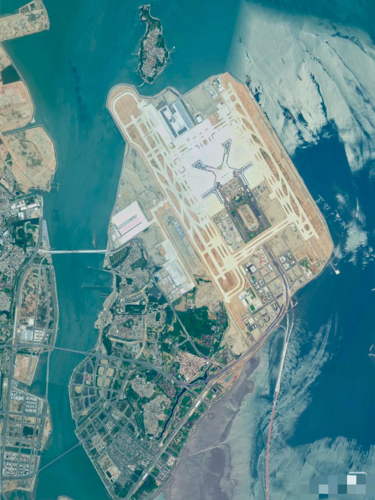 厦门翔安国际机场最近高清卫星图（10）