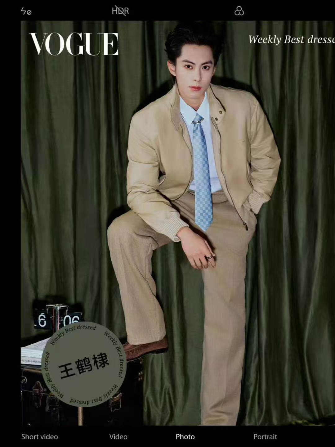 王鹤棣要去VOGUE鹤棣要去Vogue！红毯真神来了 ，时尚这块还得看王鹤棣，每