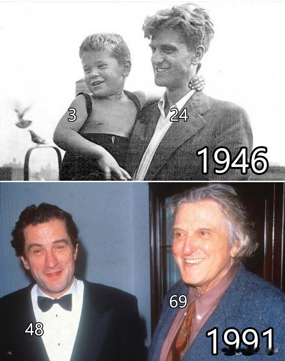 这里是罗伯特·德尼罗（Robert De Niro Jr.）与父亲罗伯特·德尼罗