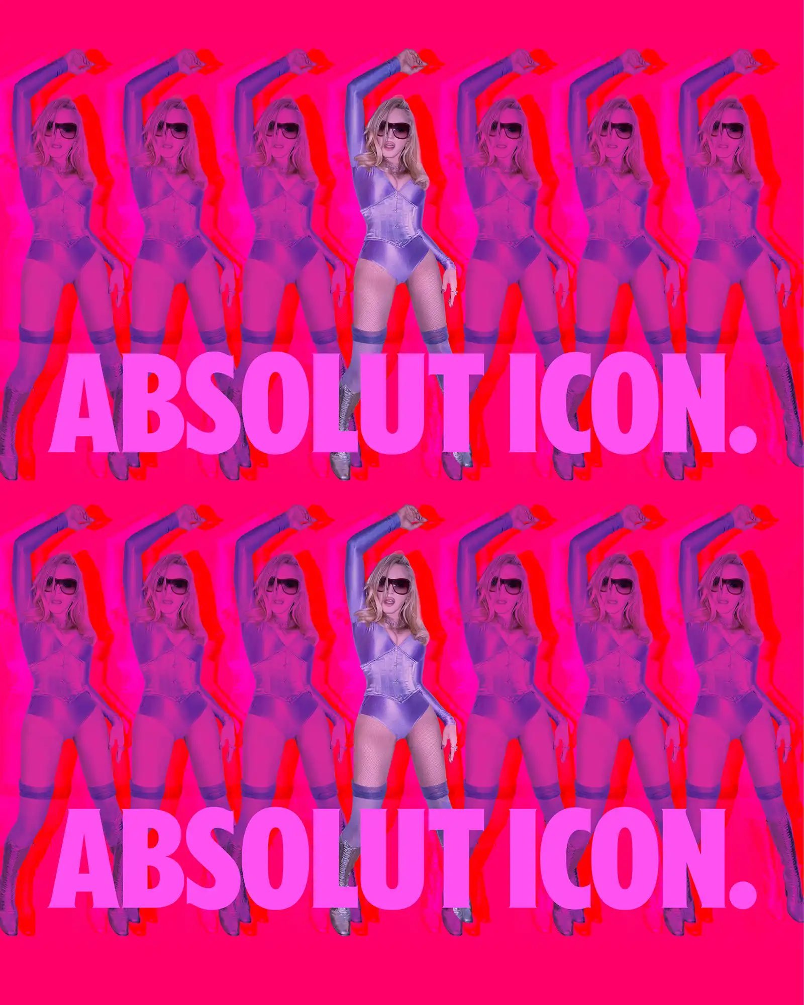 Madonna  Madonna重新穿上Sorry战衣代言ABSOLUT伏特加 