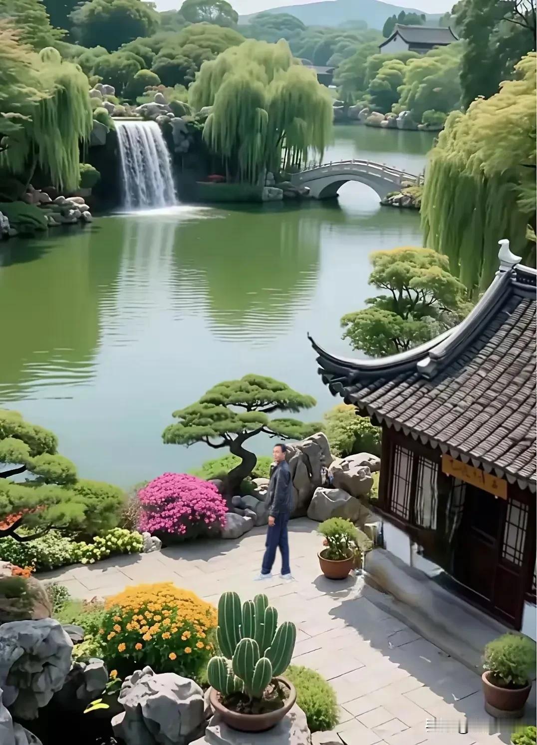 《浣溪沙·简居知福》

淡守清欢即是福，
粗茶淡饭亦知足。
心头常乐自欢愉。
