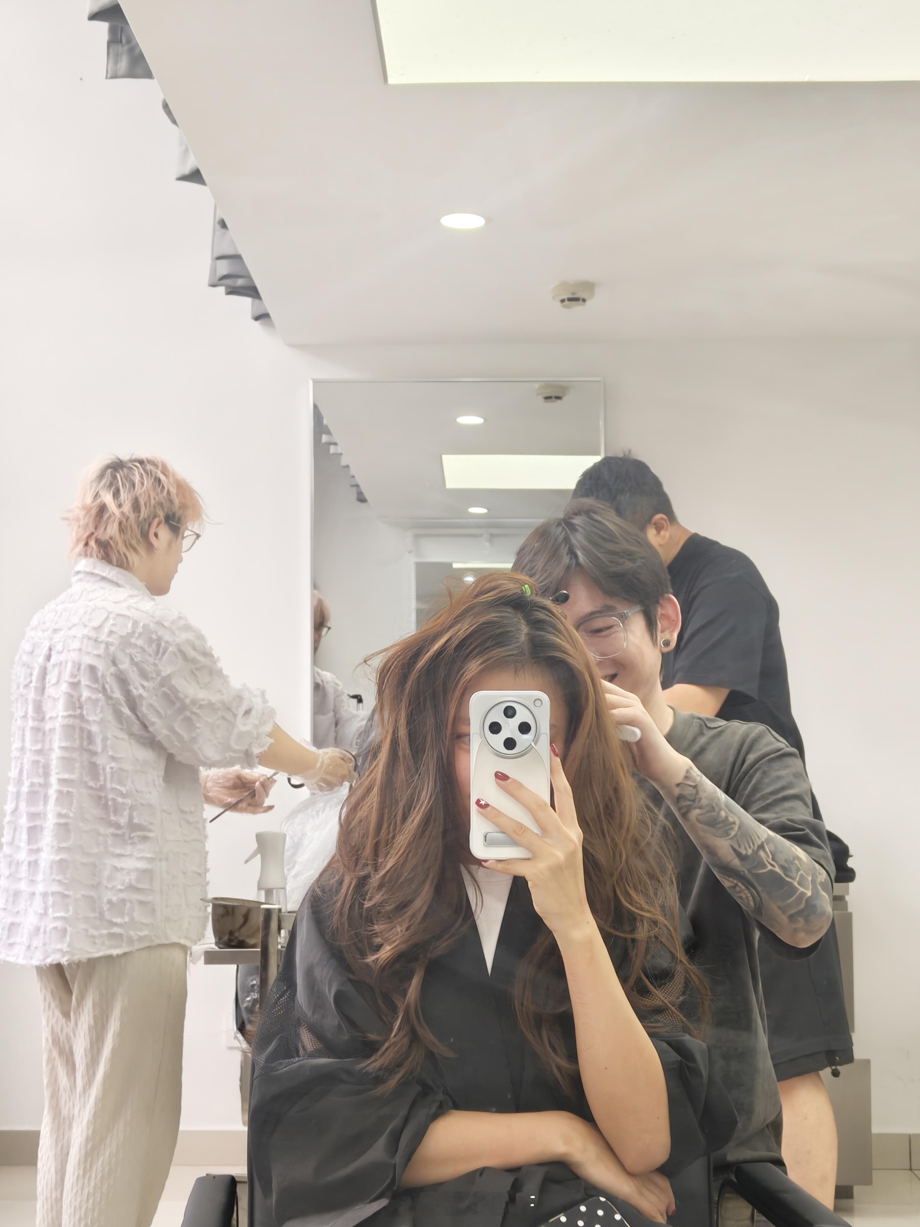 要跟我的长发saygoodbye了