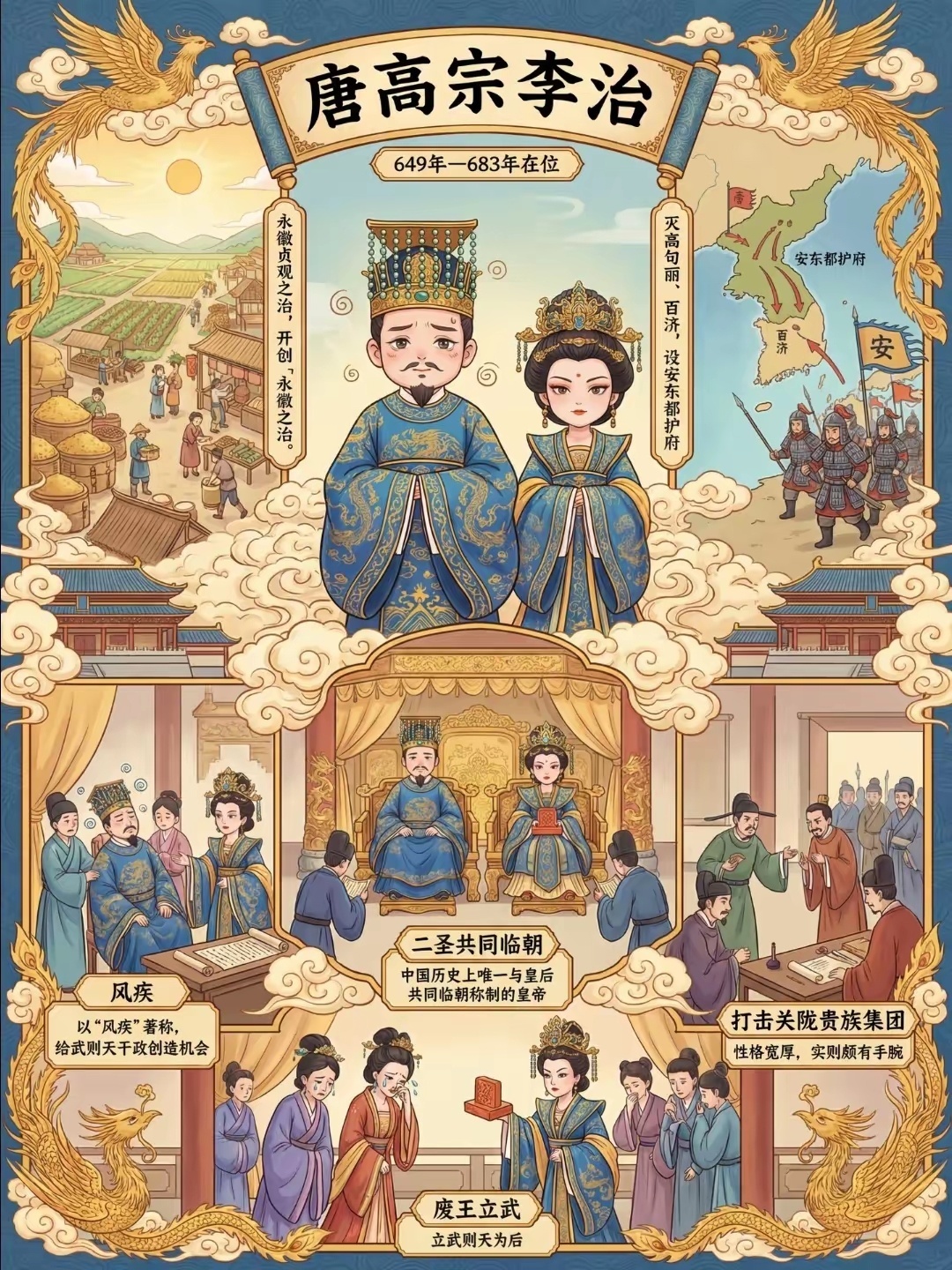 唐朝皇帝全景科普图鉴 