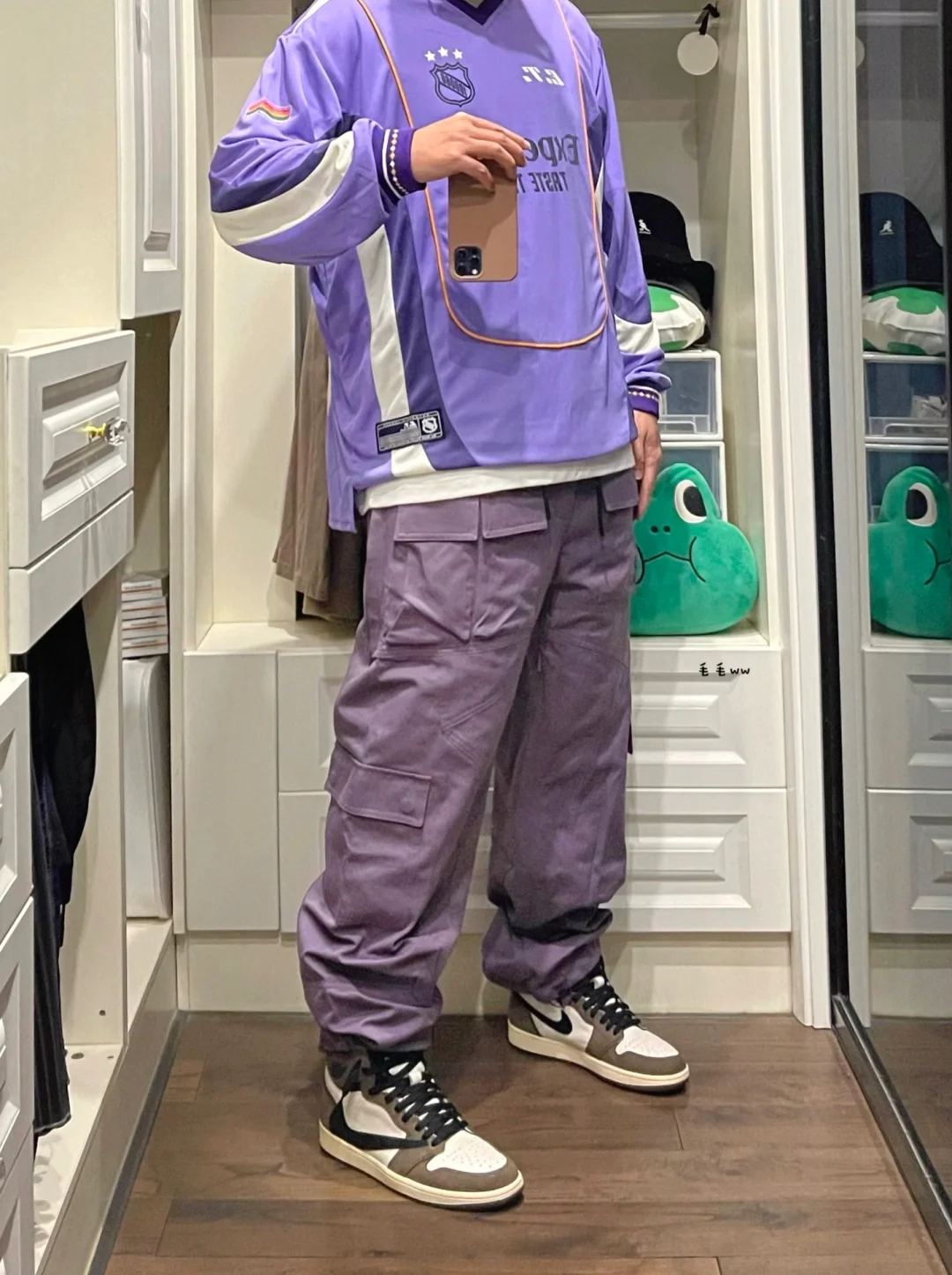 多口袋工装｜绝绝紫穿搭