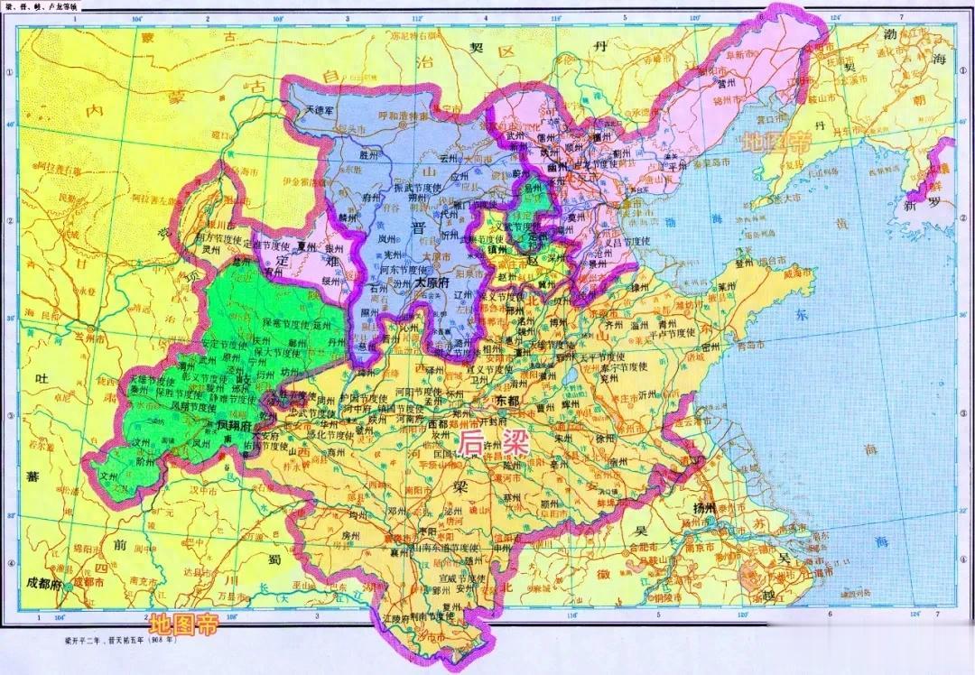 历史上最小的正统王朝，五代后梁面积有多少？