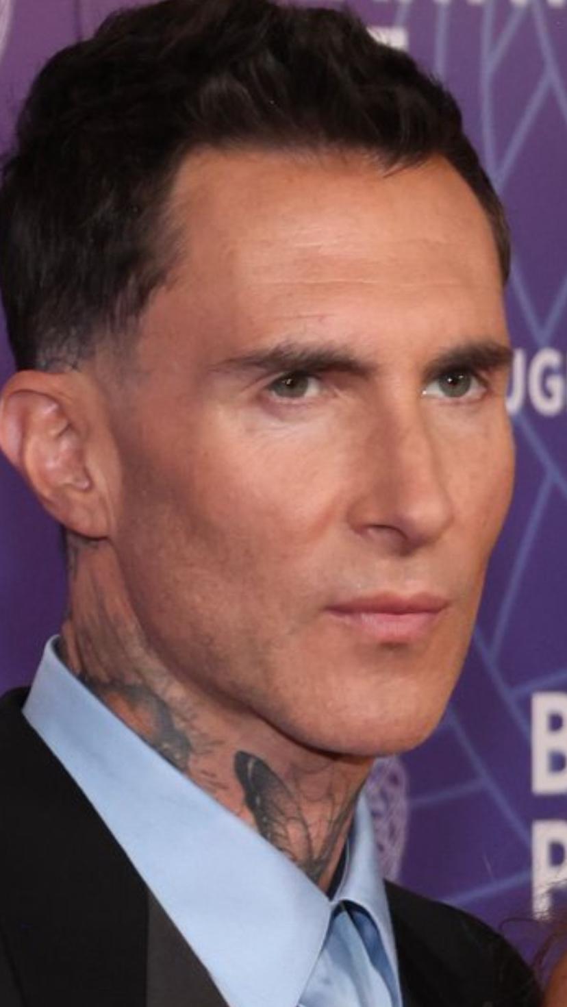 Adam Levine和Behati Prinsloo在第12届突破奖颁奖典礼上