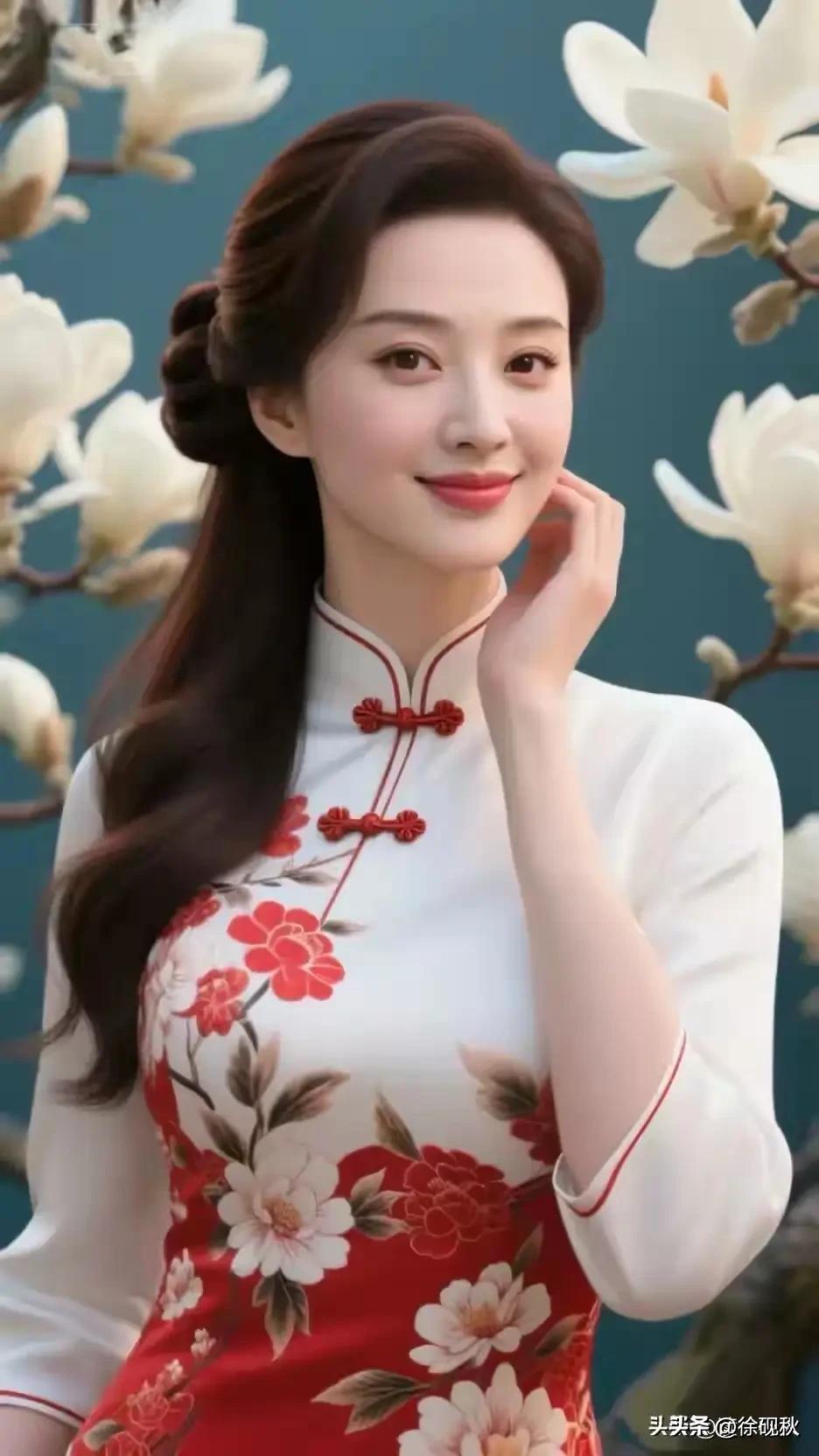 一笑倾怀动九川，
回眸便锁此生缘。
情深不负长相守，
相濡以沫度余年。