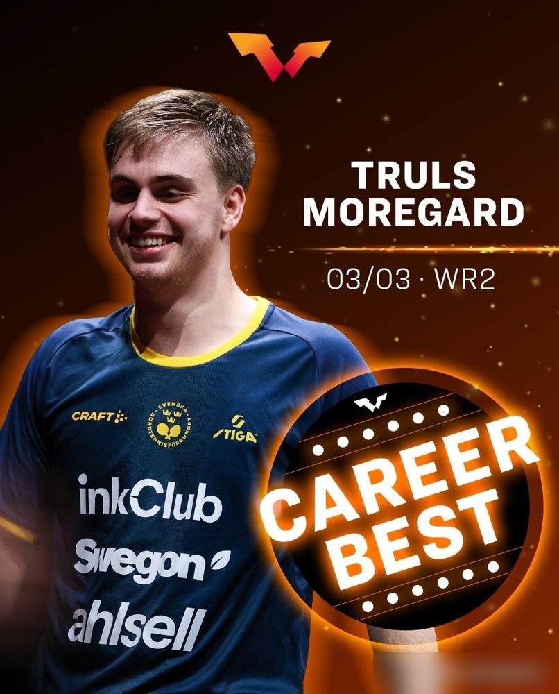 那个拿着六边形球拍的24岁瑞典小伙一脚踹开了国乒霸榜的铁桶阵。就在国际乒联系统刚