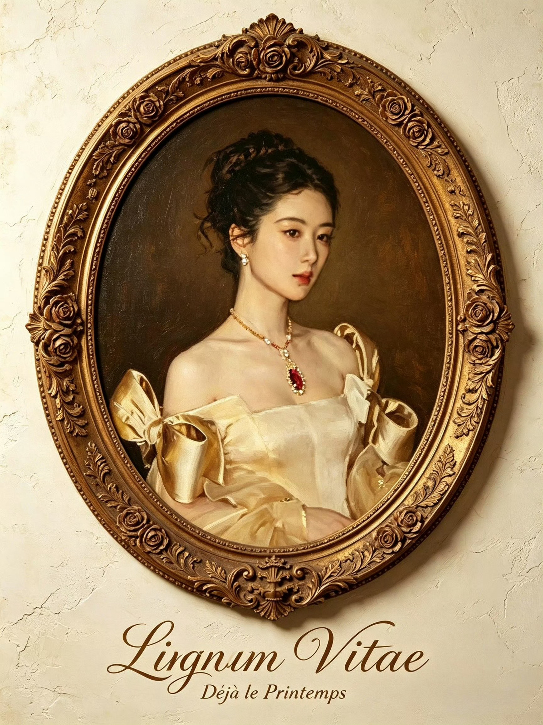 杨紫宝曼兰朵红宝石杨紫 看得出她是公主赏！世界名画《宝曼兰朵公主》