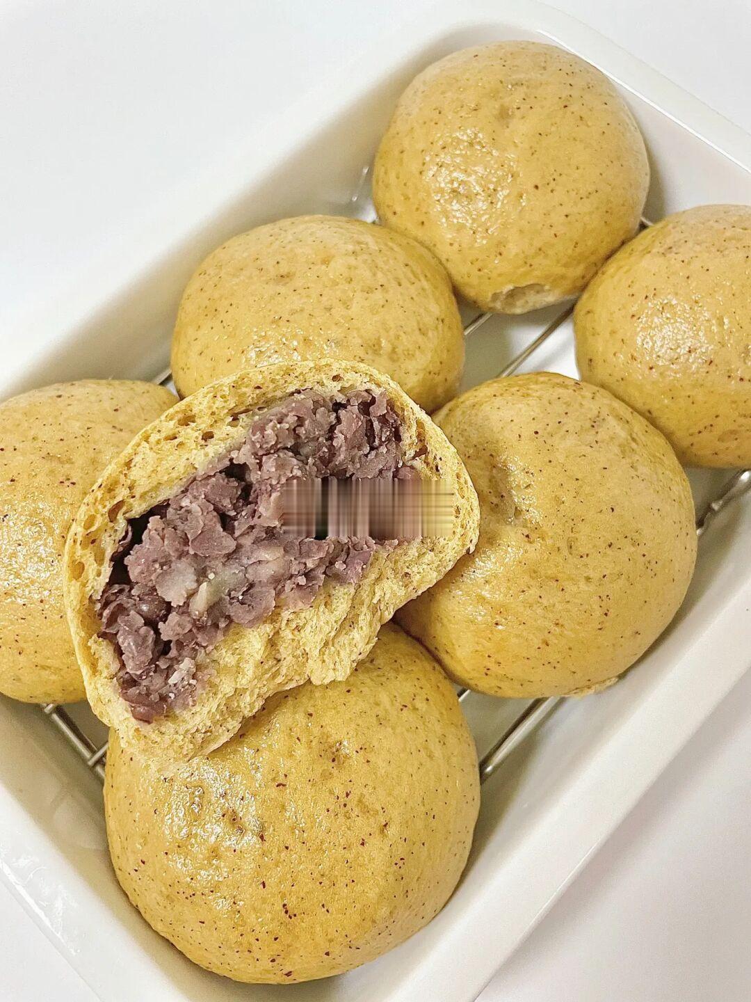 自己做的红豆馅秒杀市售❗️红豆包谁能不爱❓