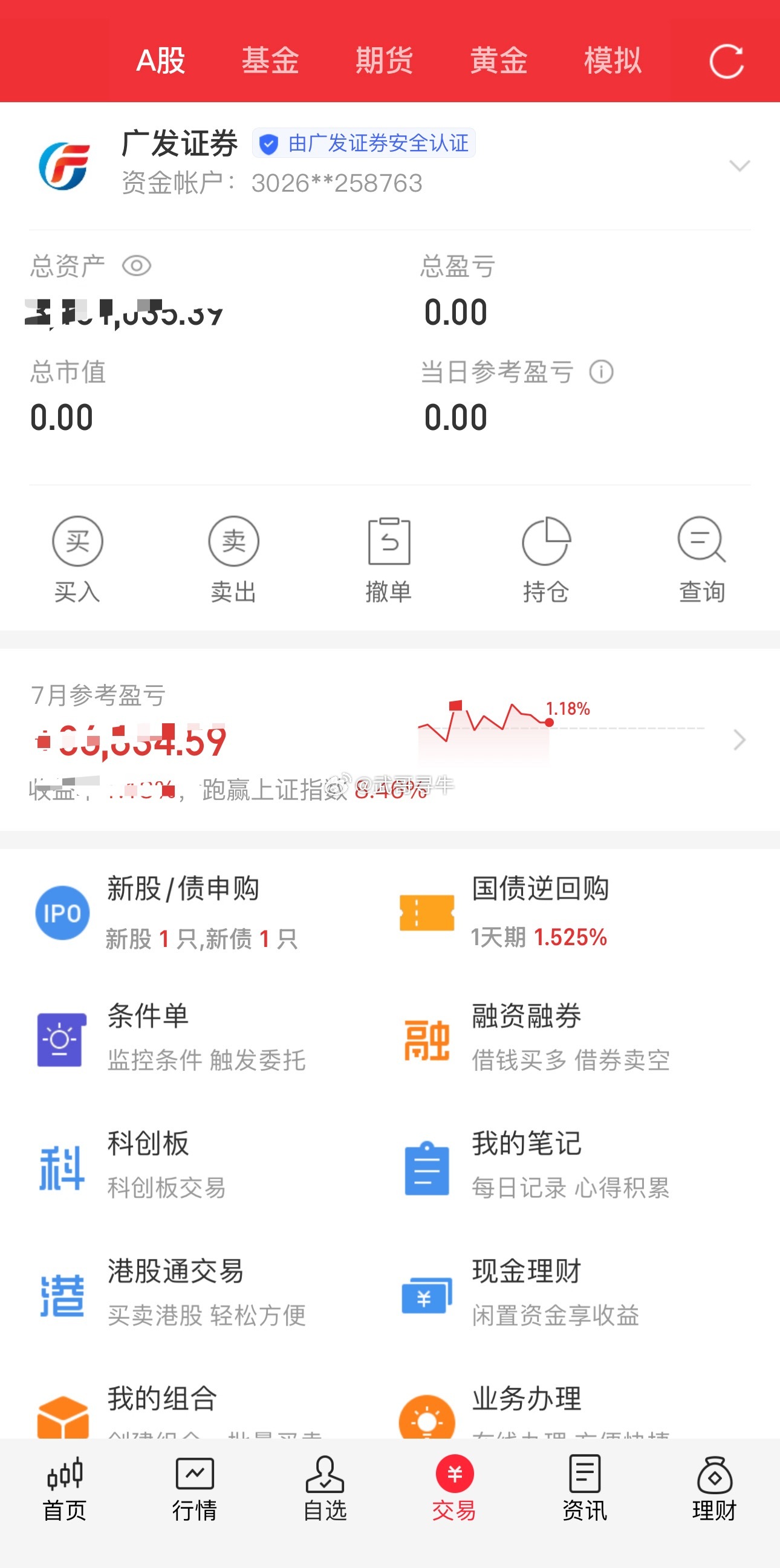 这行情真没眼看，躺平休息，太折磨人了。 咱们不被坏行情打乱节奏，持仓耐心等反弹，