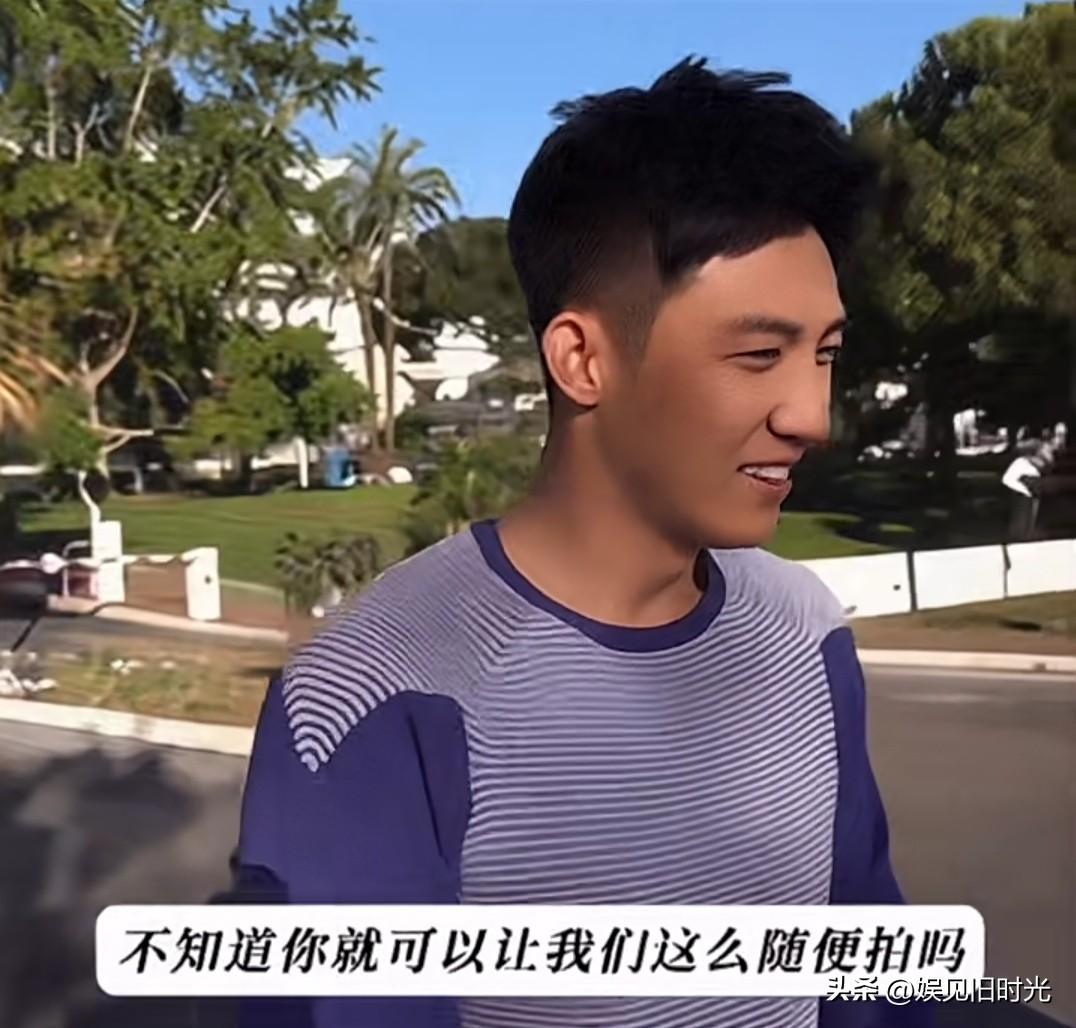 东北人的幽默是刻在骨子里了。

黄景瑜路上碰见有人拍他，他也不躲不闪大大方方让人