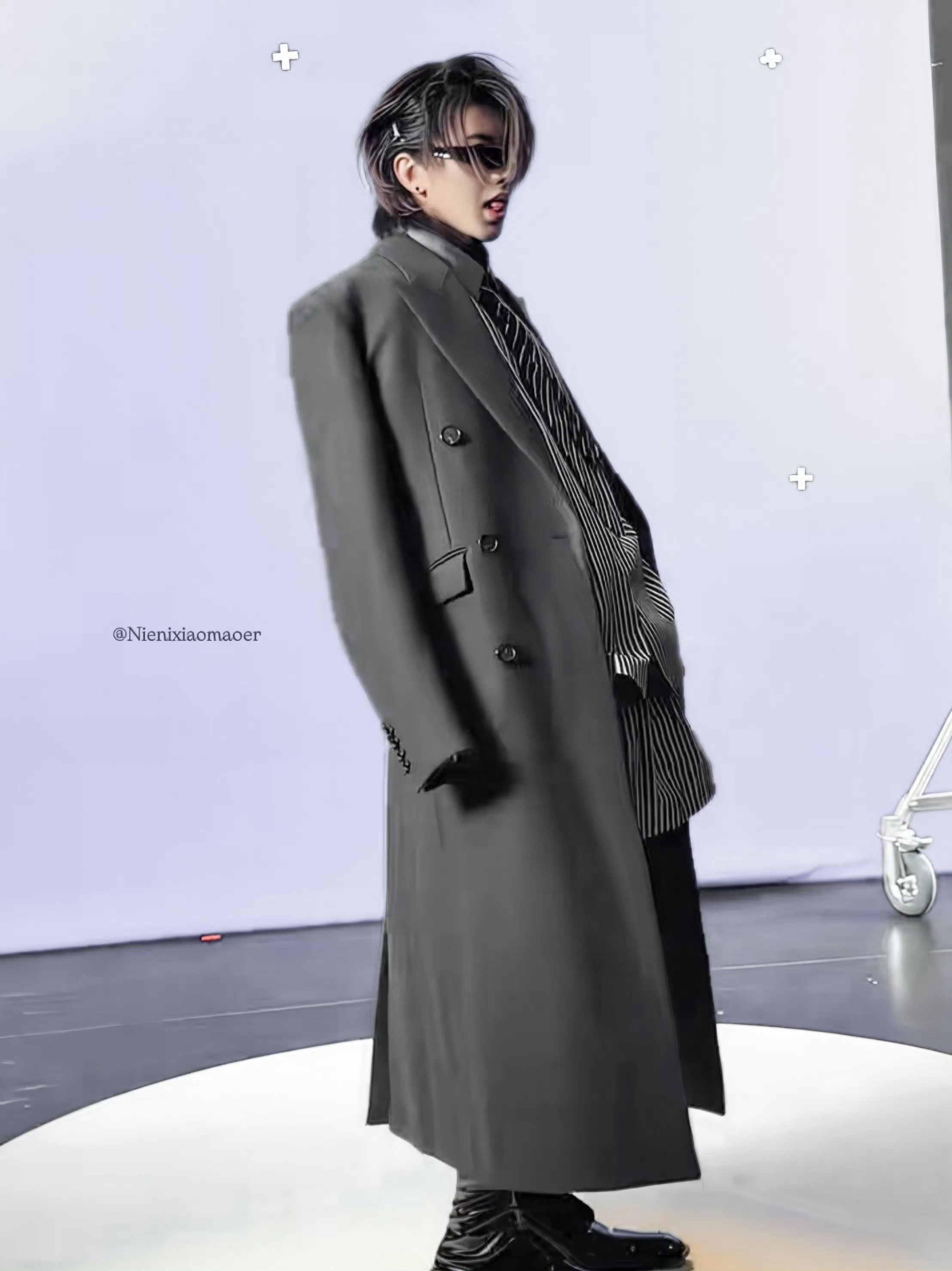 蔡徐坤纽约时装周全世界最有腔调的男人🖤好帅好帅蔡徐坤cxk蔡徐坤 ​​​