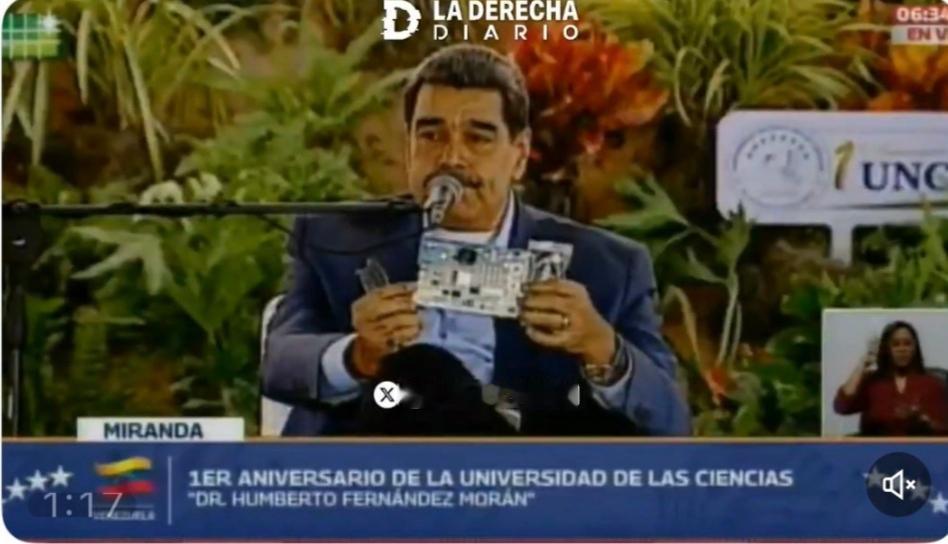 委内瑞拉总统马杜罗宣布:委内瑞拉研制成功性能超越英伟达的芯片！