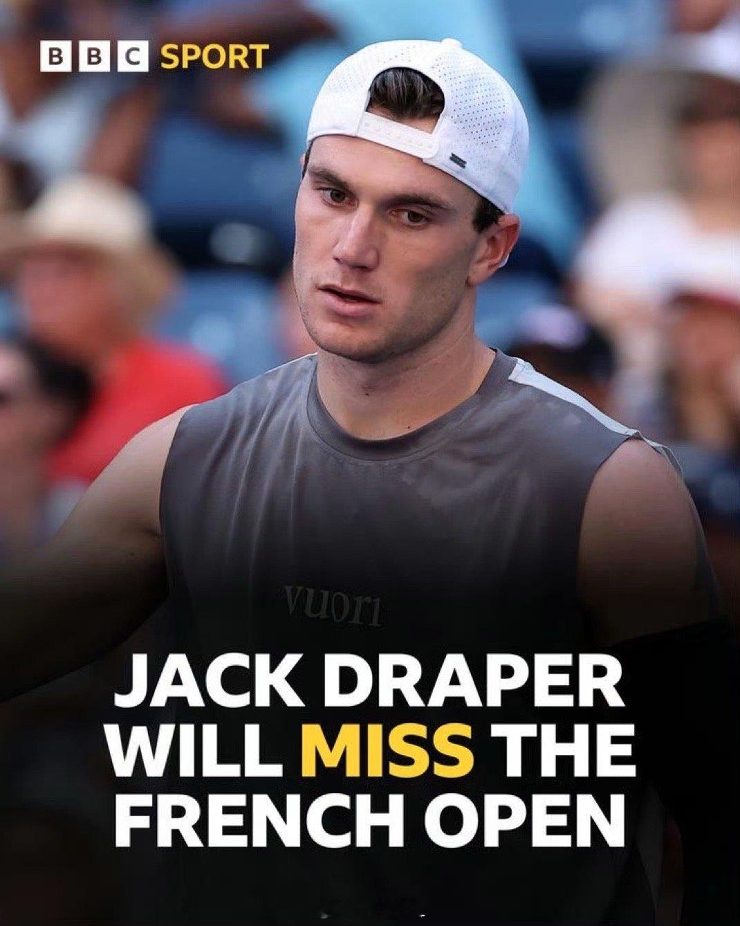 ⚠️退赛消息德雷珀因膝盖伤势退出法网网球talking大会ATP