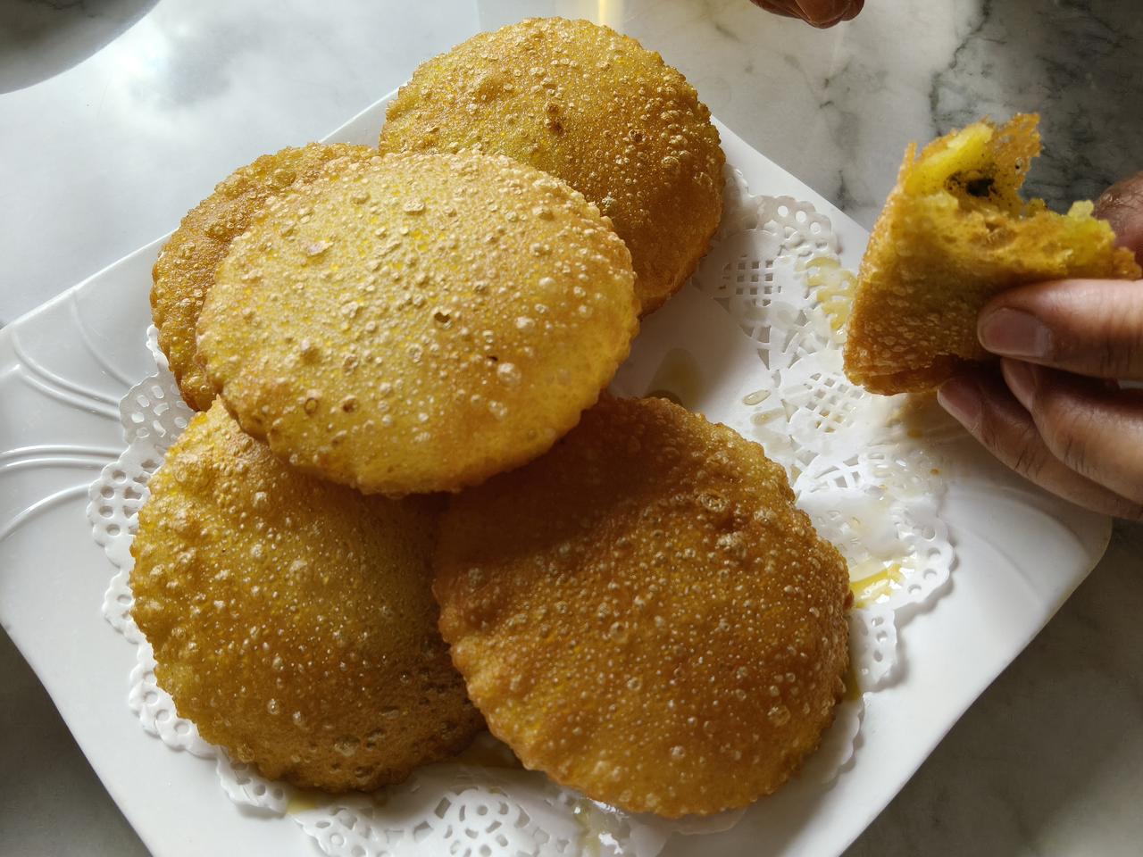 晒出你的本地生活今天自驾去了三甲集，在店里点了沿和面片，手抓羊肉,糖油糕，吃完沿